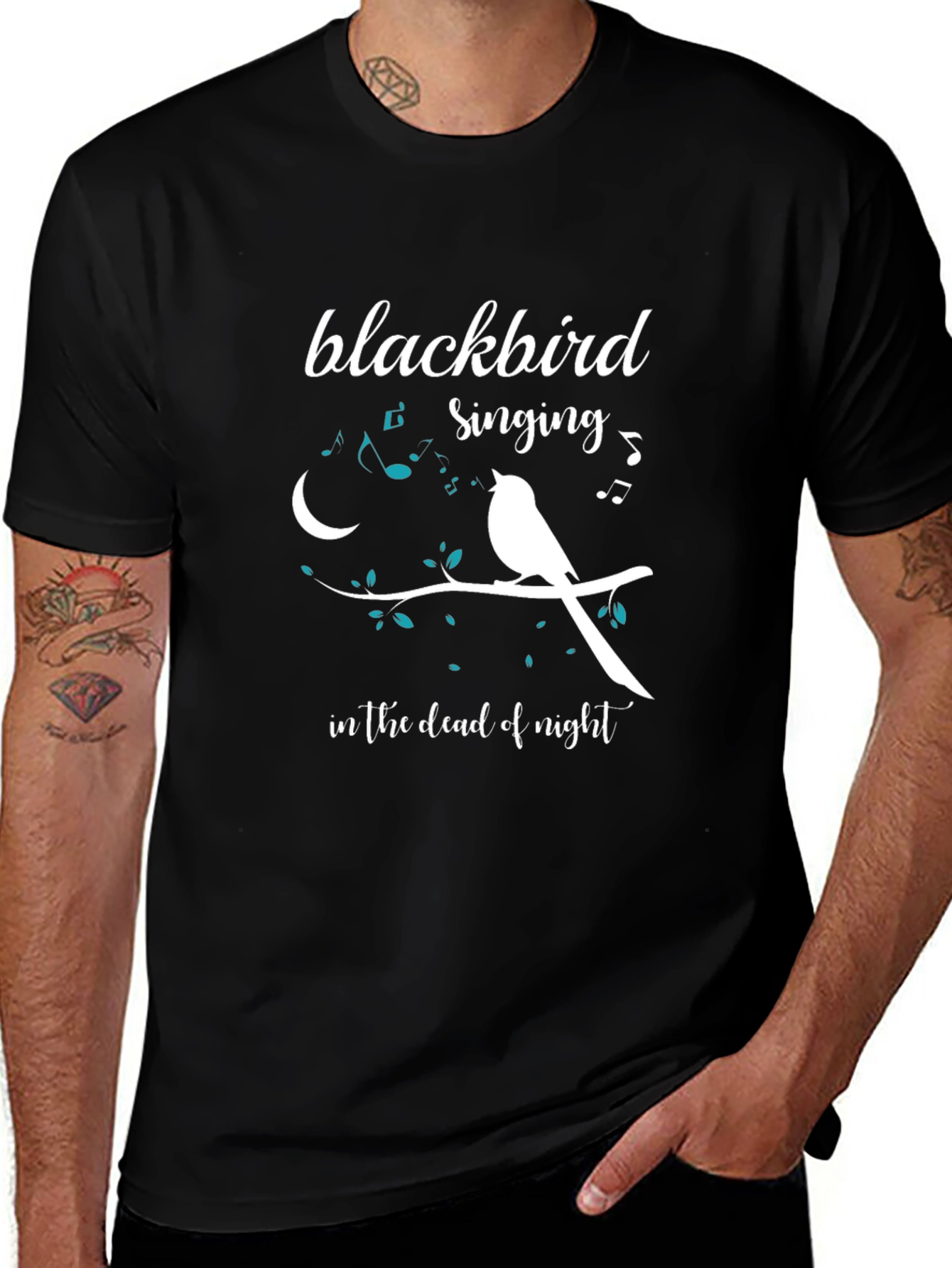 Blackbird Singing Graphic T-Shirt