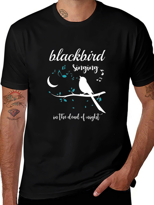 Blackbird Singing Graphic T-Shirt