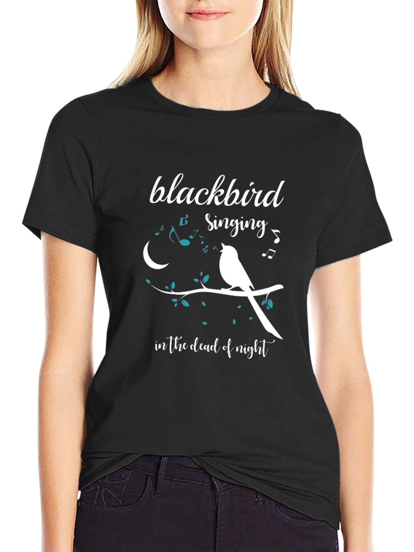 Blackbird Singing Graphic T-Shirt