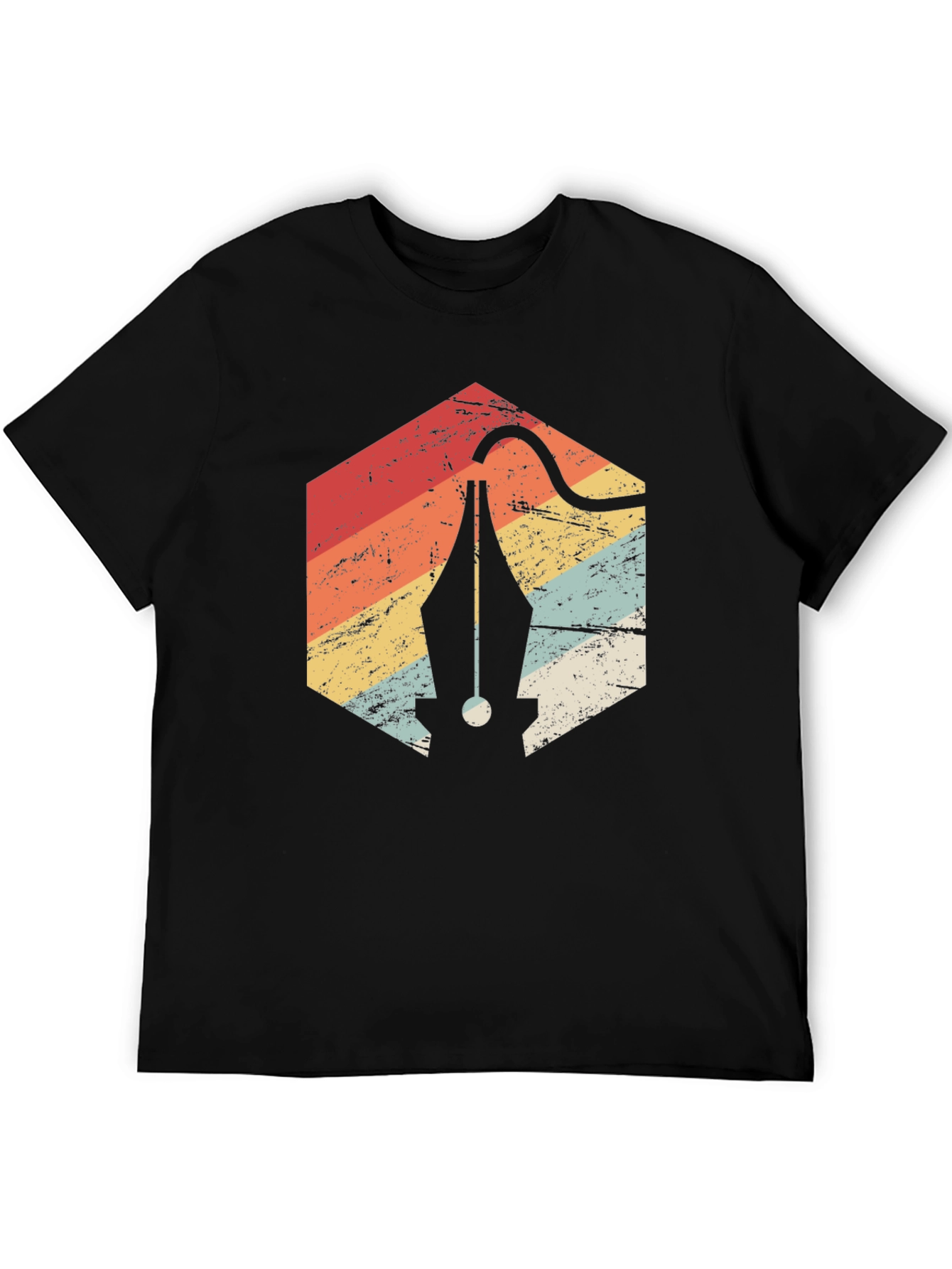 Retro Graphic Designer Pen T-Shirt