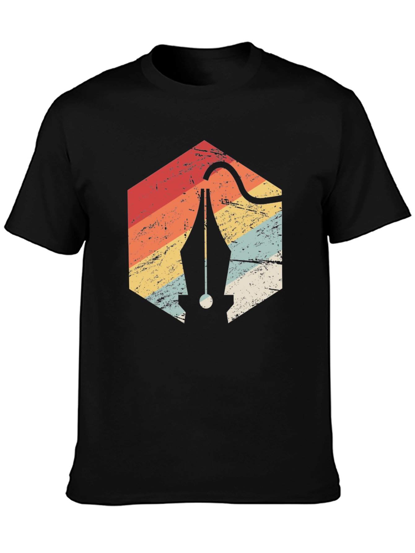 Retro Graphic Designer Pen T-Shirt