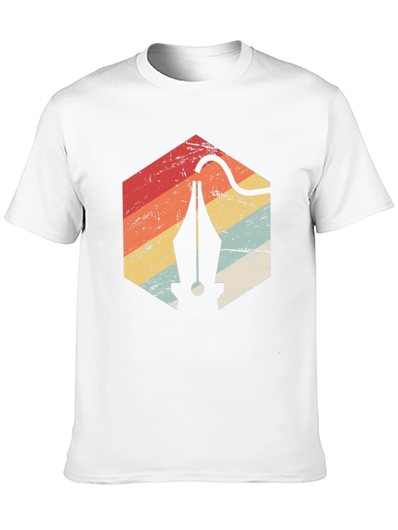 Retro Graphic Designer Pen T-Shirt