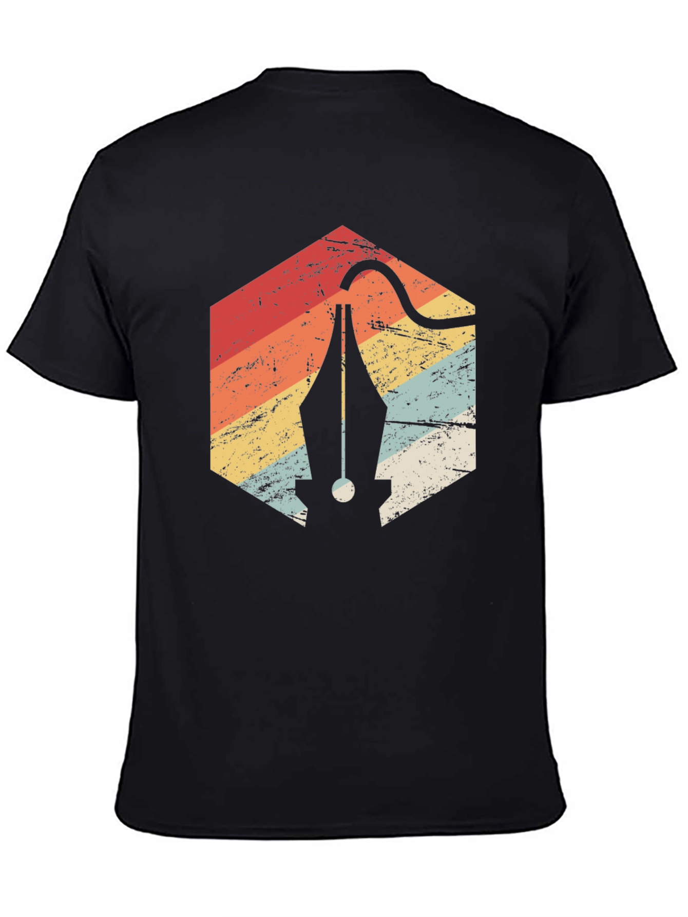 Retro Graphic Designer Pen T-Shirt