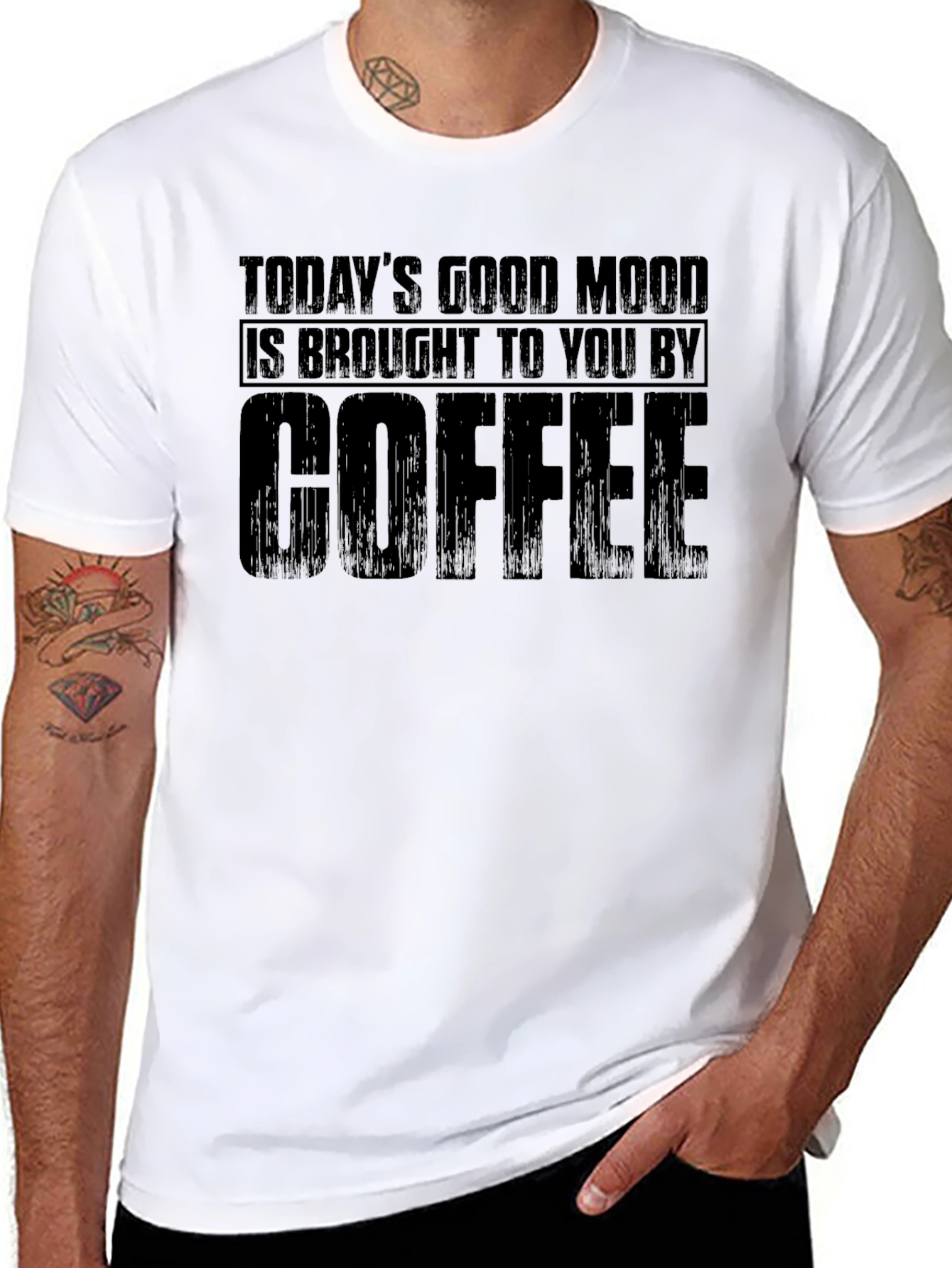 Coffee Good Mood Black T-Shirt