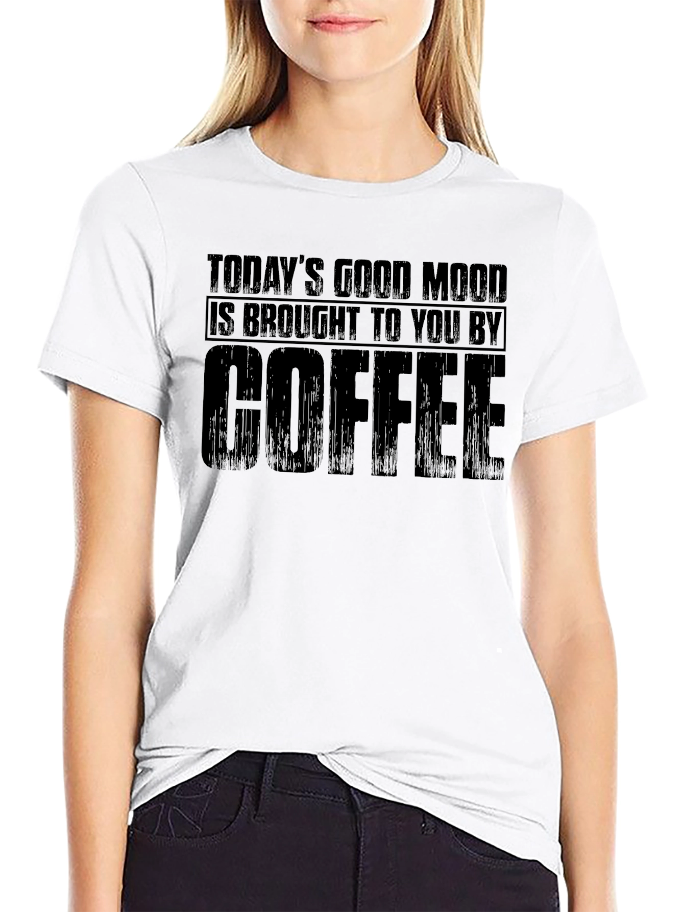 Coffee Good Mood Black T-Shirt