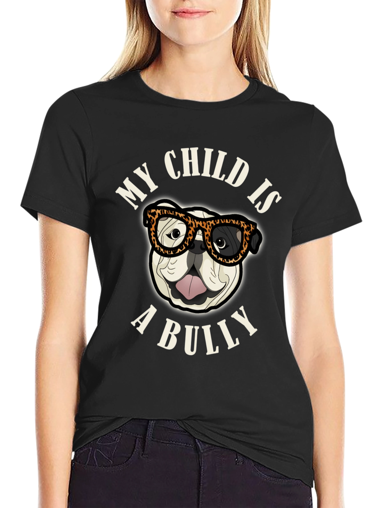 My Child is a Bully Bulldog Graphic T-Shirt