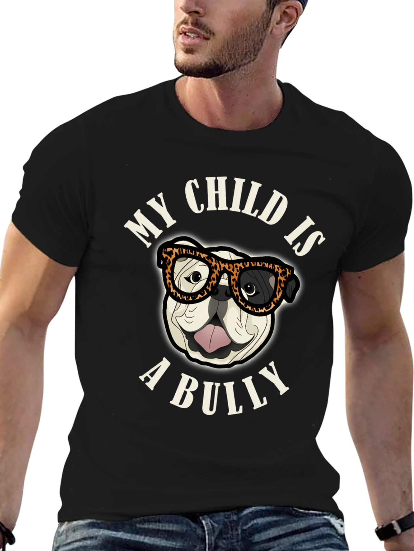 My Child is a Bully Bulldog Graphic T-Shirt