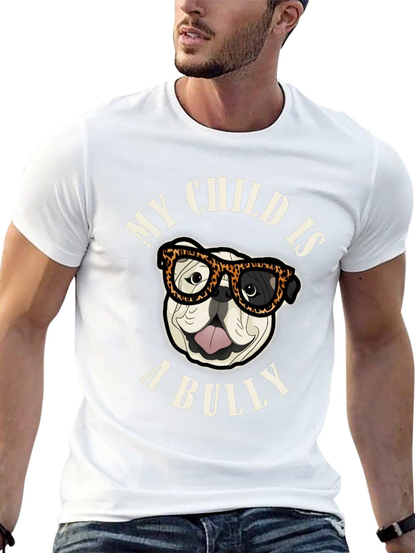 My Child is a Bully Bulldog Graphic T-Shirt