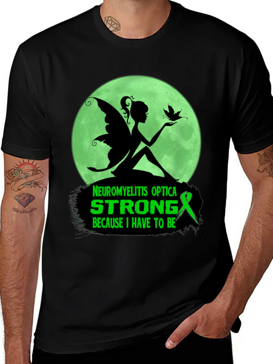 Neuromyelitis Optica Strong T-Shirt - Fairy Design