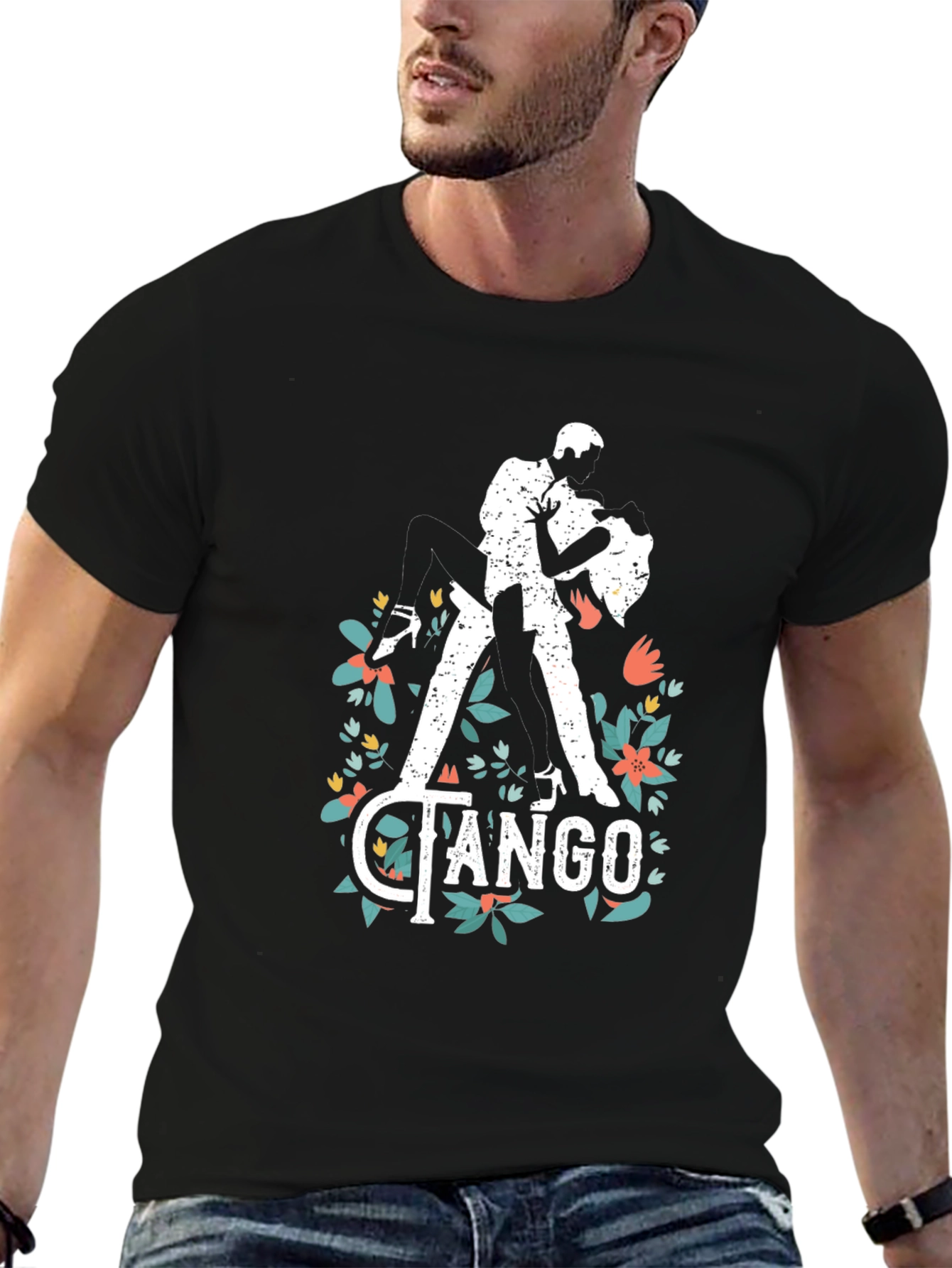 Tango Dancer Graphic Tee - Stylish & Unique Design
