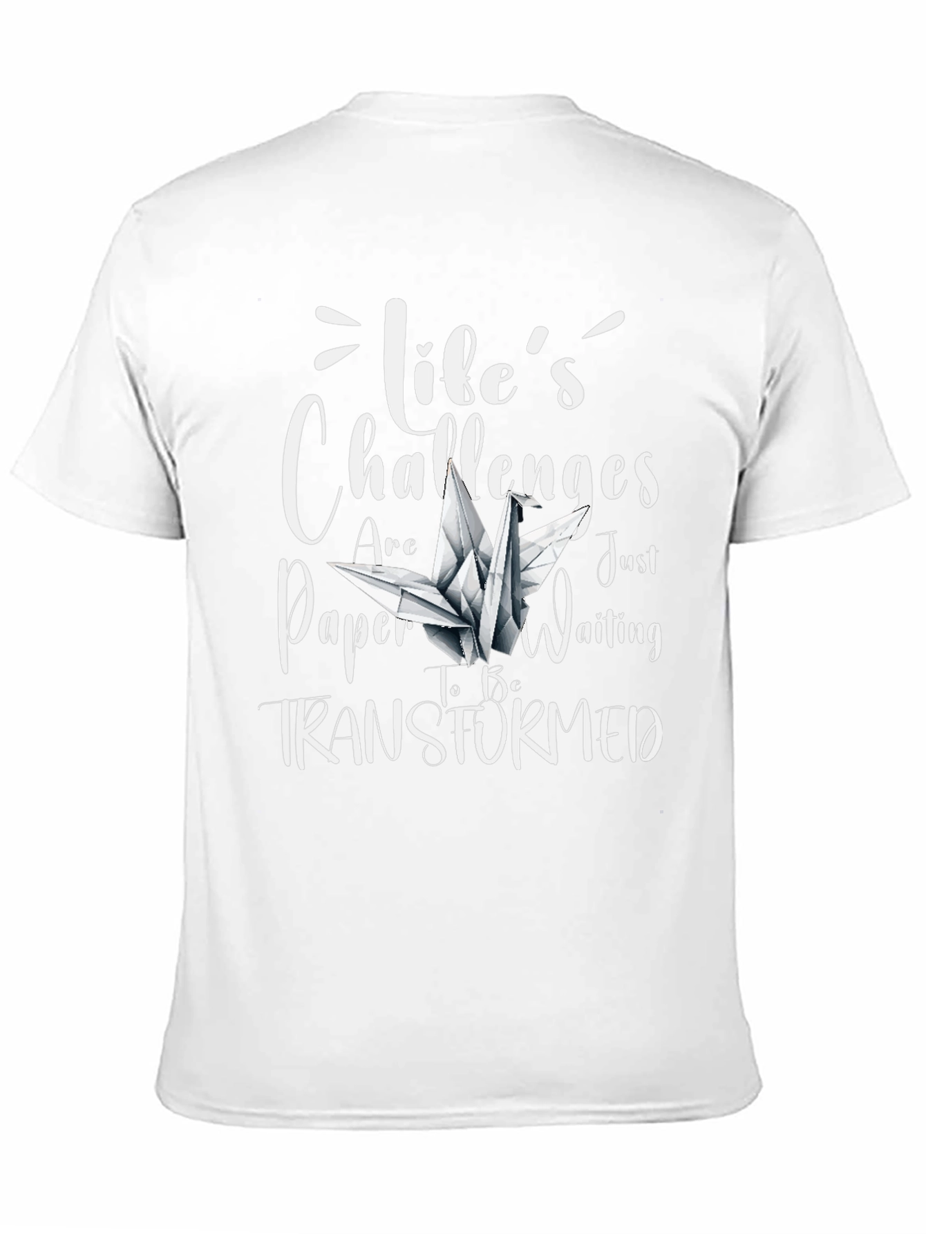 Lifes Challenges Paper Crane T-Shirt