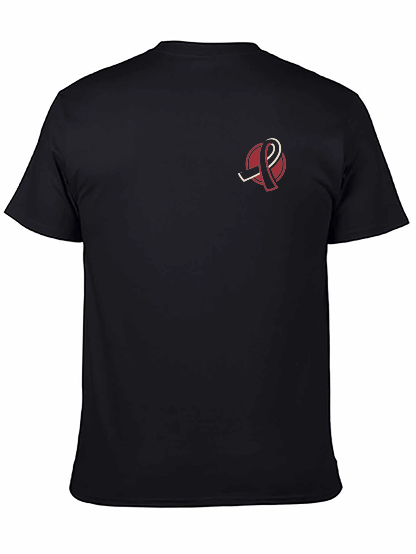 Awareness Ribbon Graphic Black T-Shirt