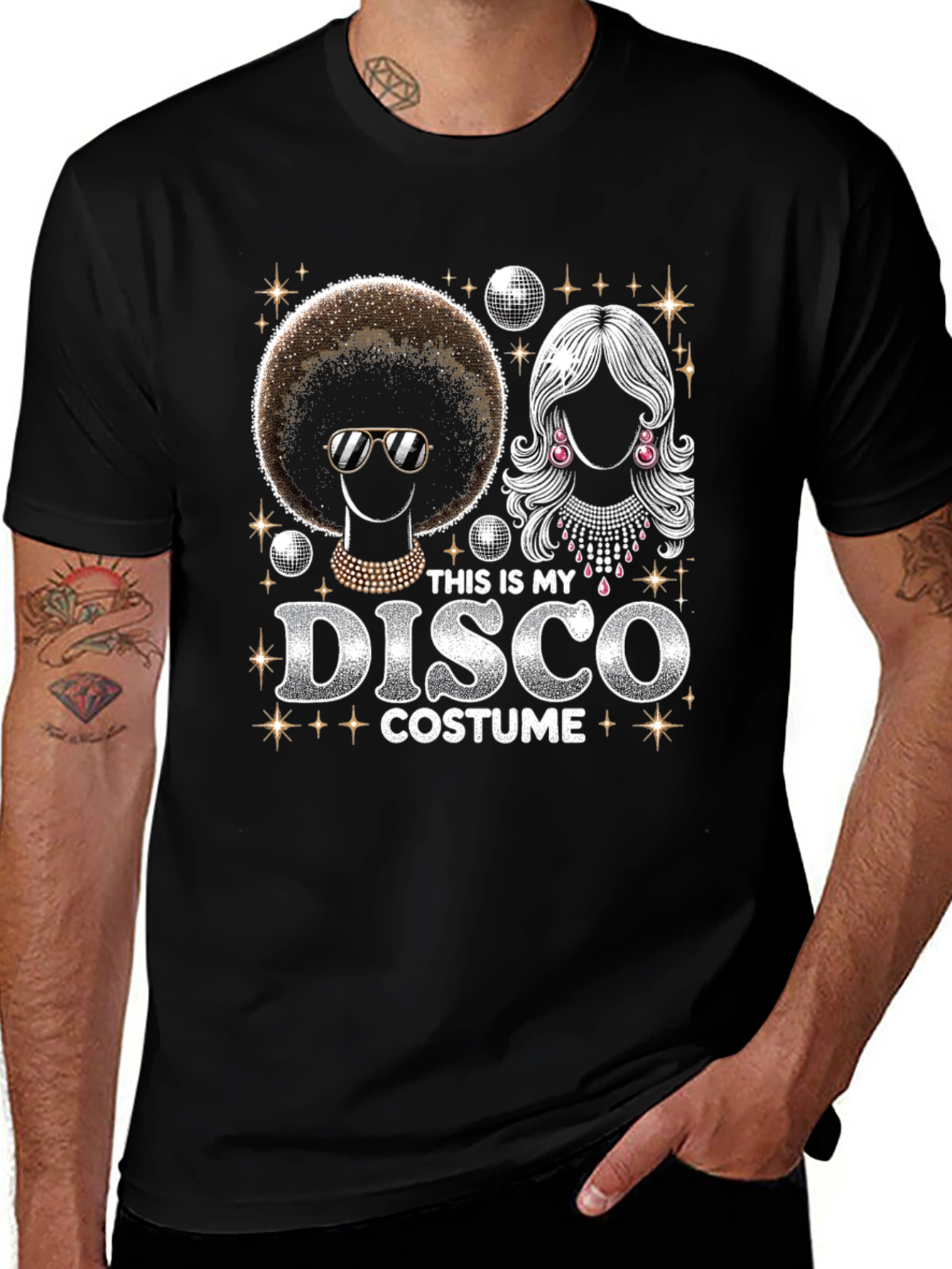 This Is My Disco Costume Graphic T-Shirt