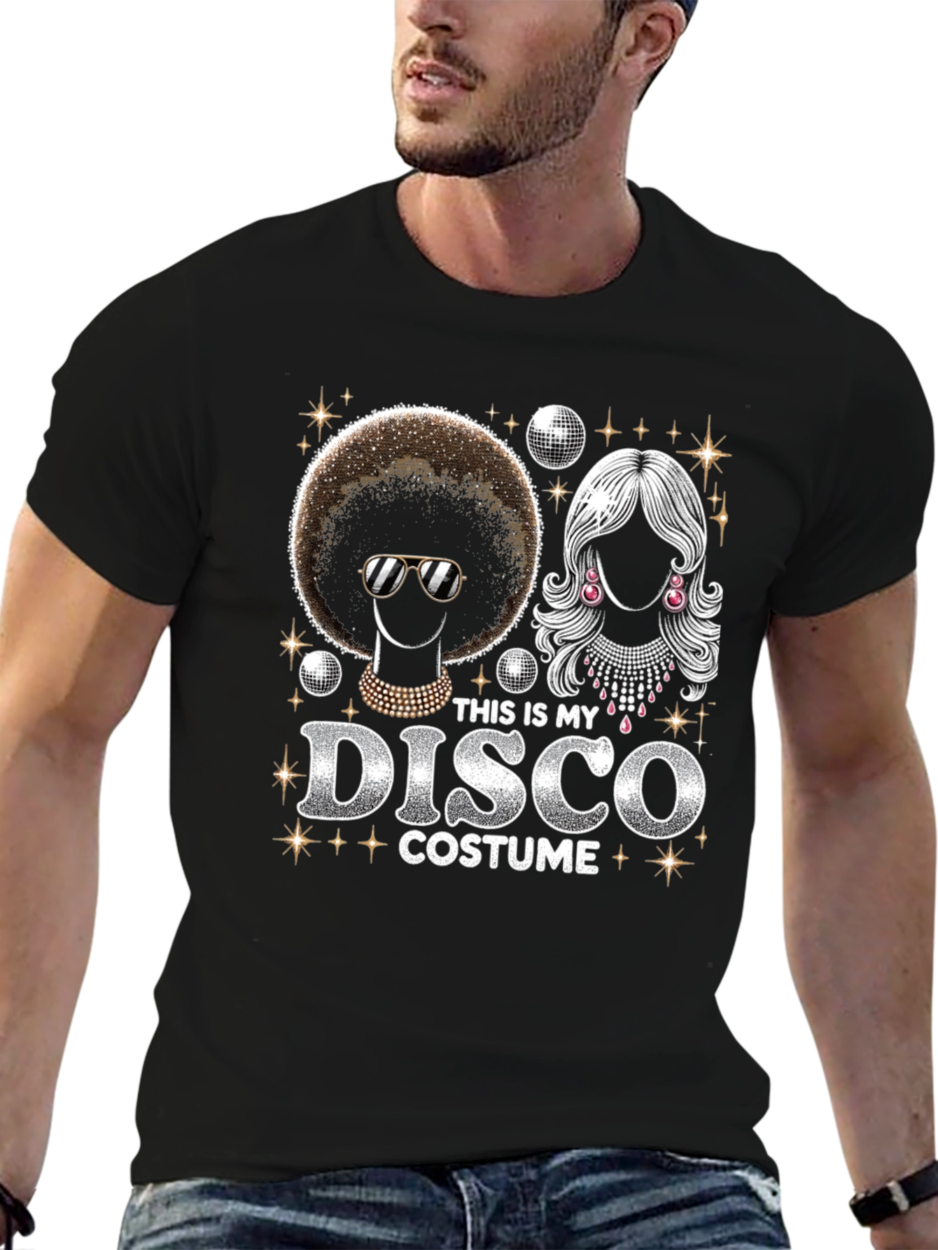 This Is My Disco Costume Graphic T-Shirt