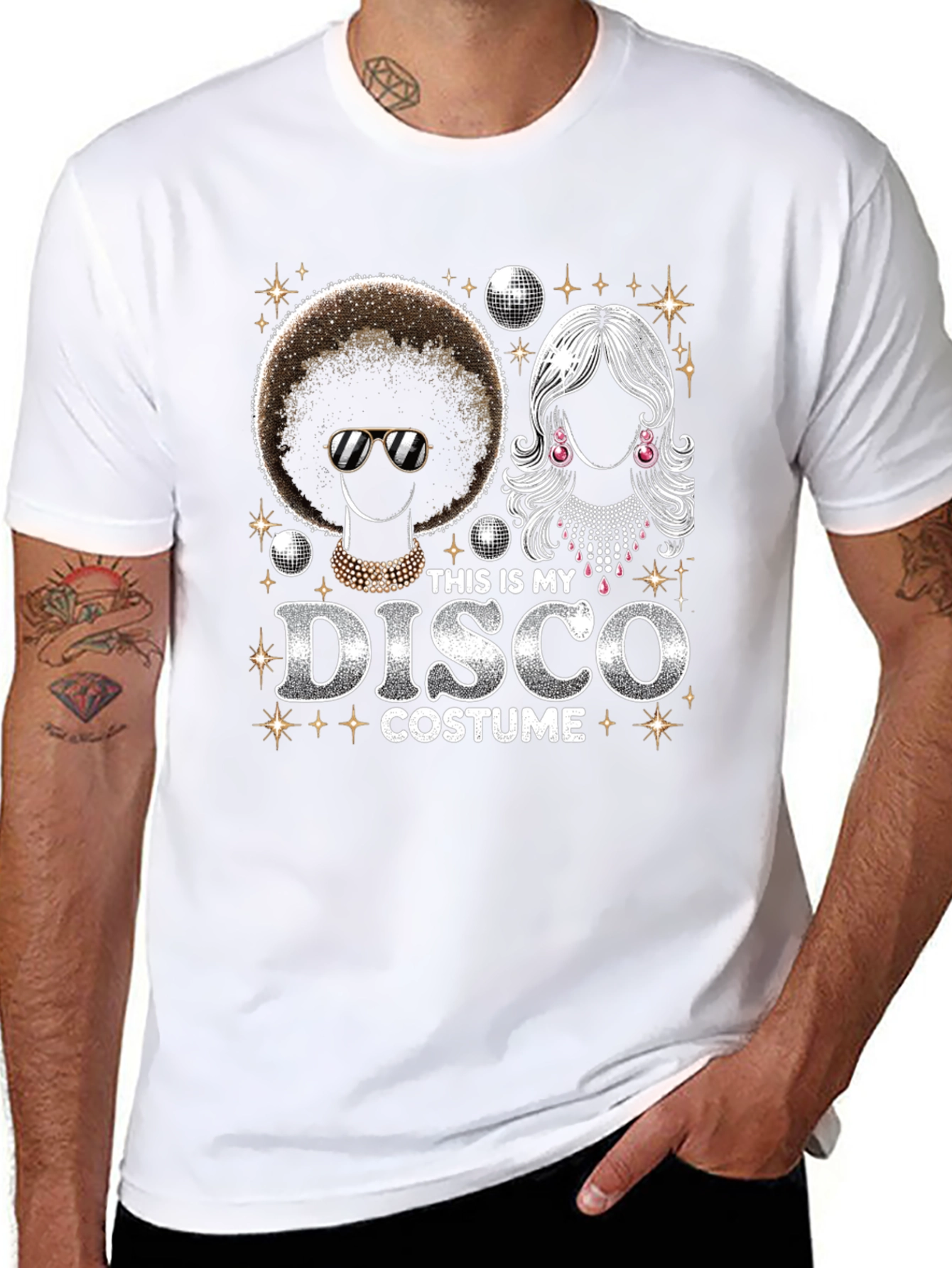 This Is My Disco Costume Graphic T-Shirt