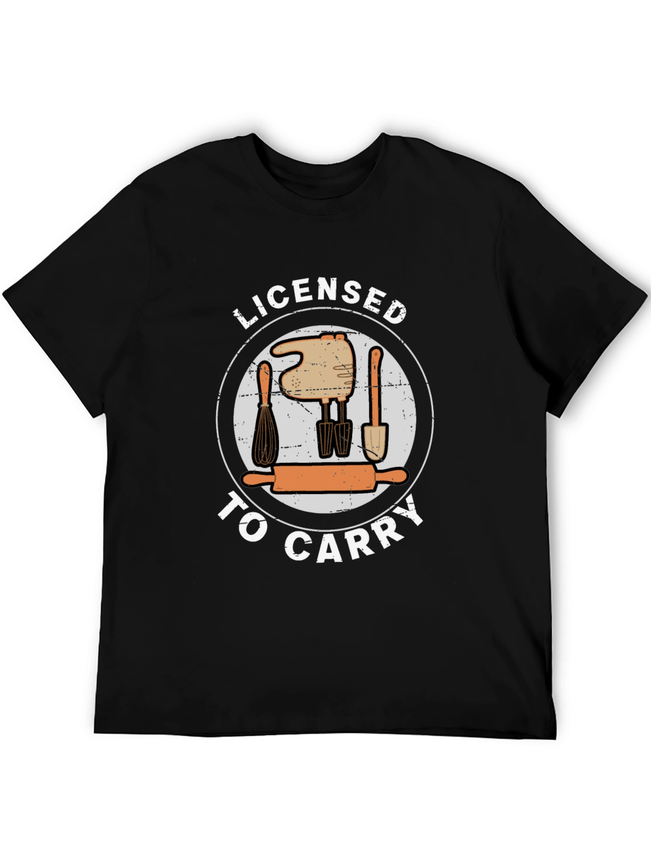 Licensed to Carry Baking T-Shirt - Bakers Humor