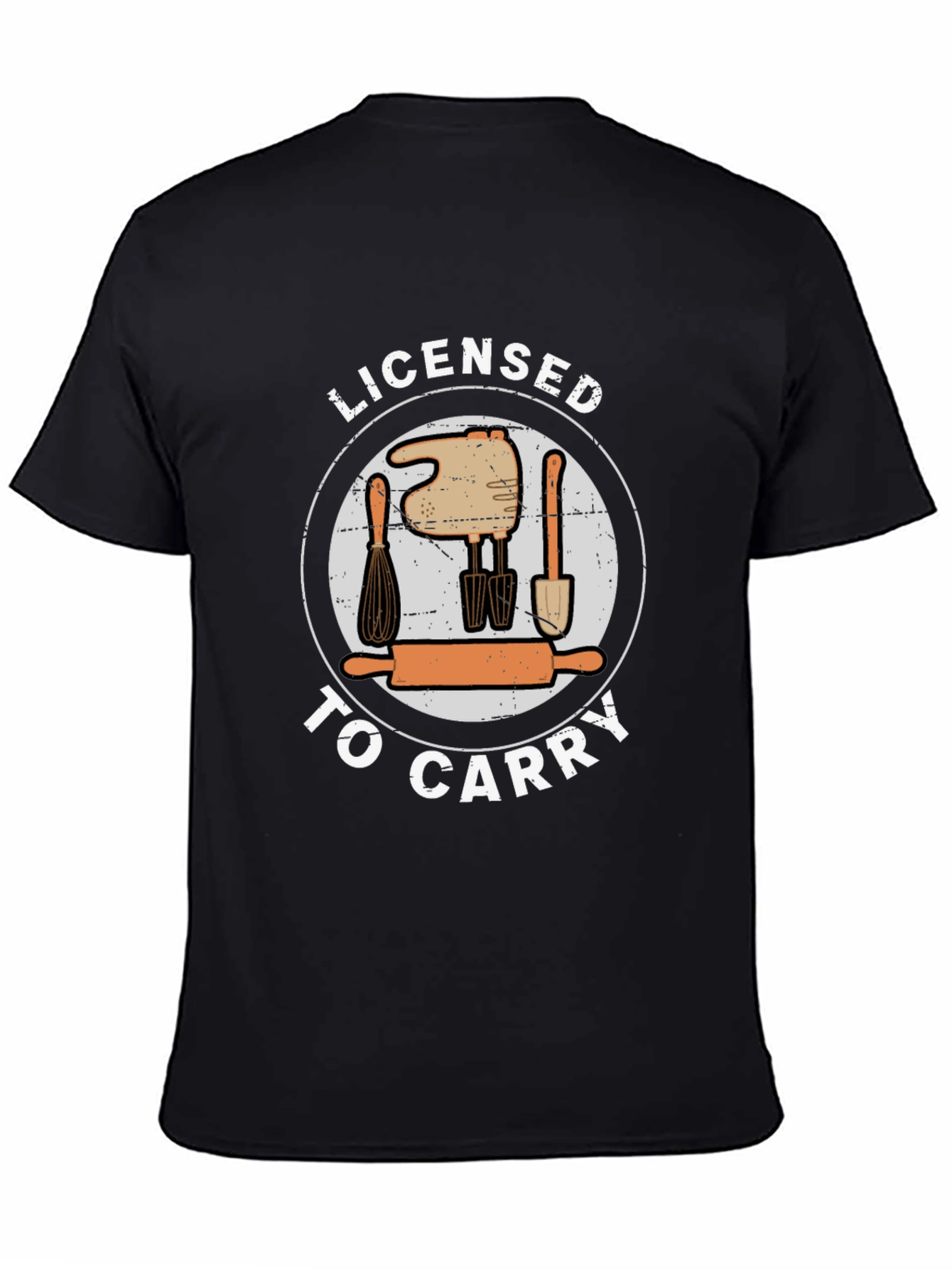 Licensed to Carry Baking T-Shirt - Bakers Humor