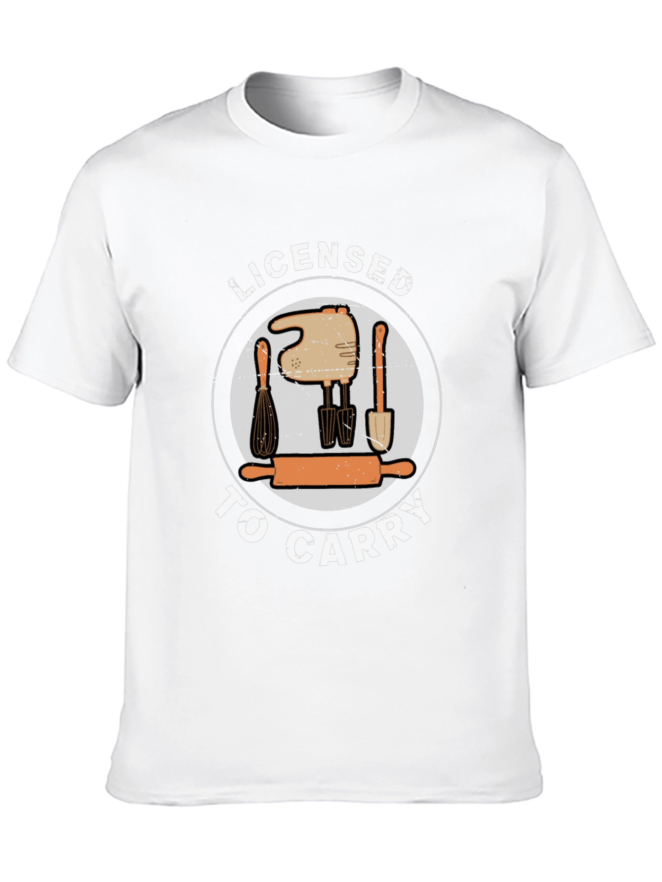 Licensed to Carry Baking T-Shirt - Bakers Humor