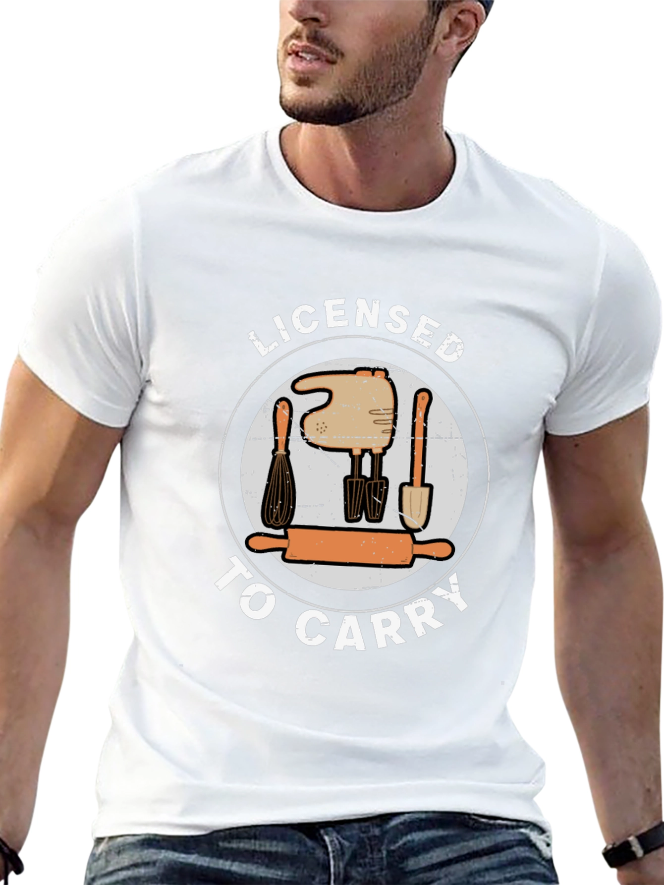 Licensed to Carry Baking T-Shirt - Bakers Humor