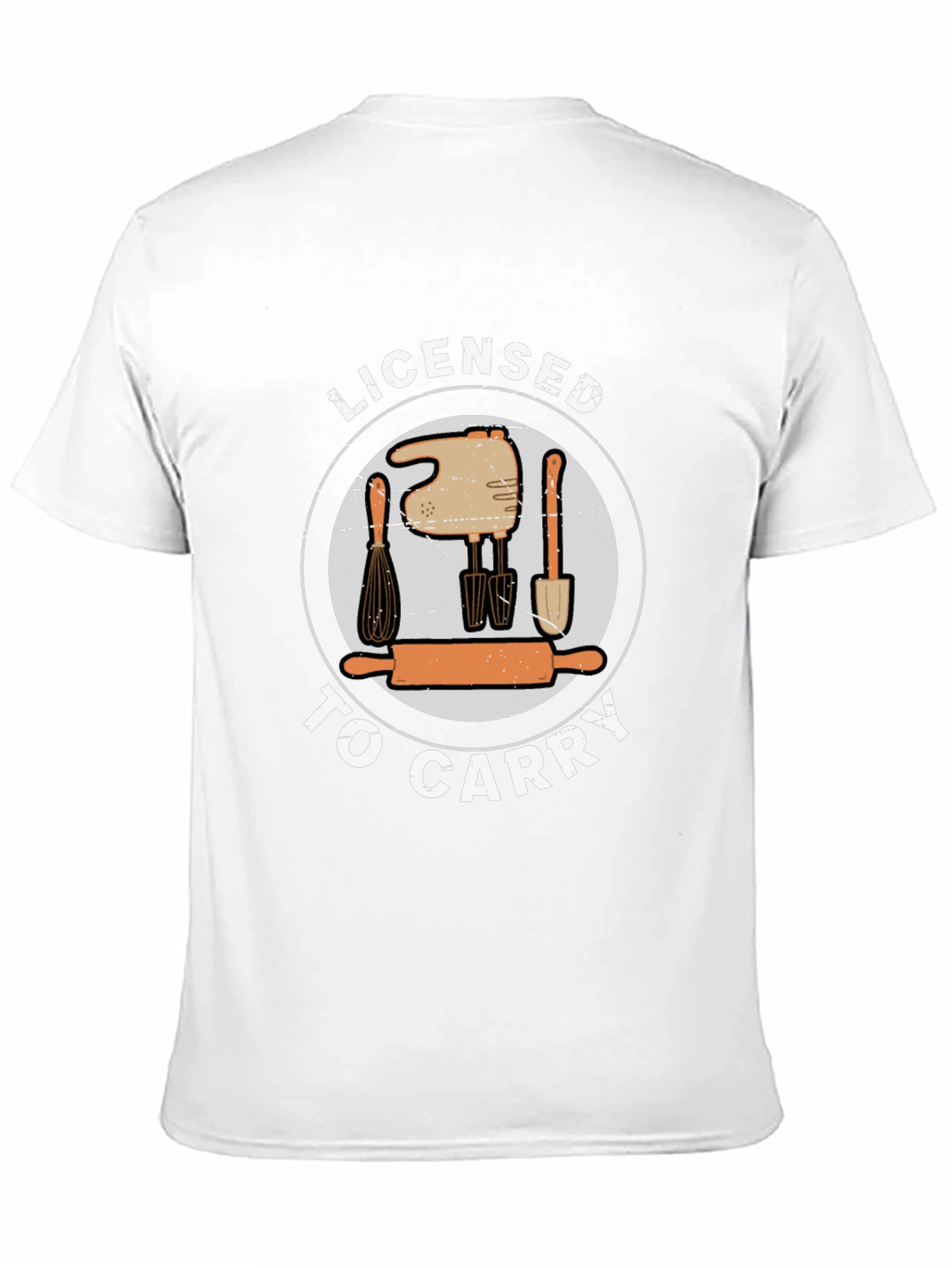 Licensed to Carry Baking T-Shirt - Bakers Humor