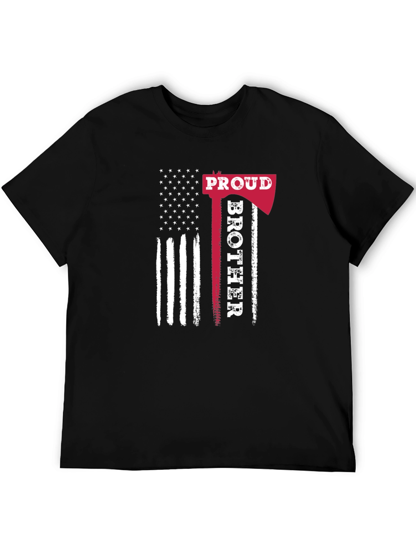 Proud Brother Firefighter Graphic T-Shirt