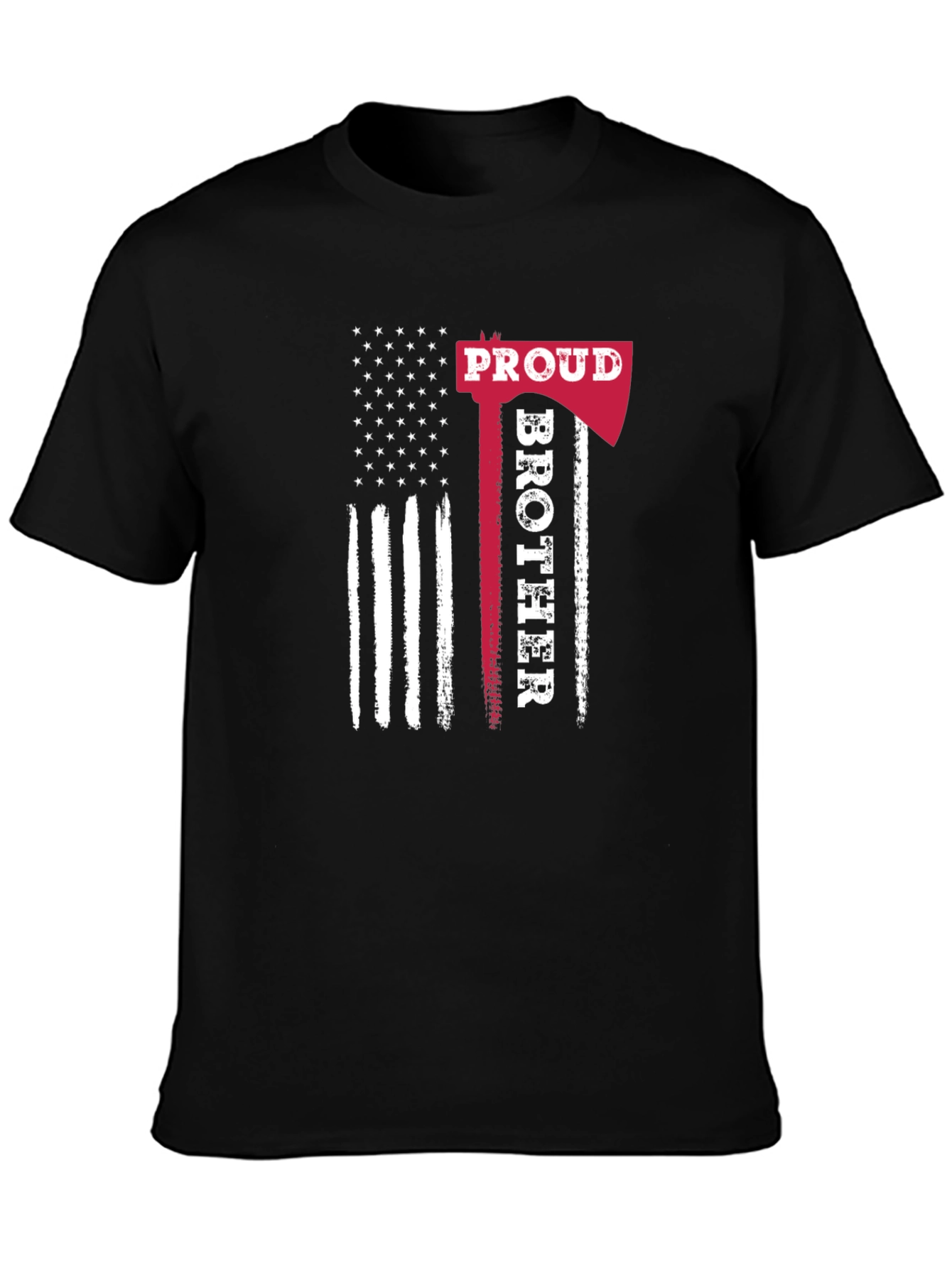 Proud Brother Firefighter Graphic T-Shirt