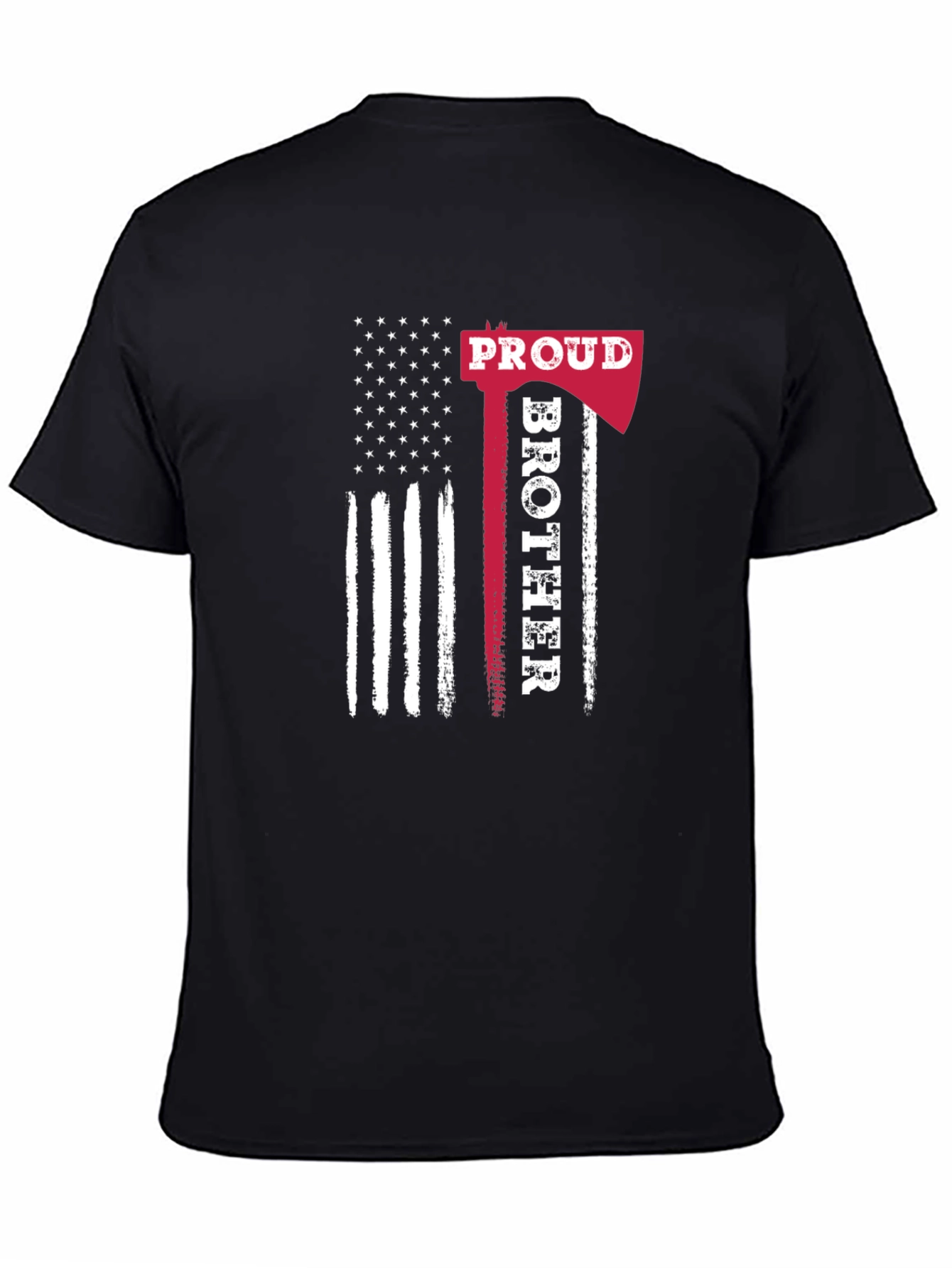Proud Brother Firefighter Graphic T-Shirt