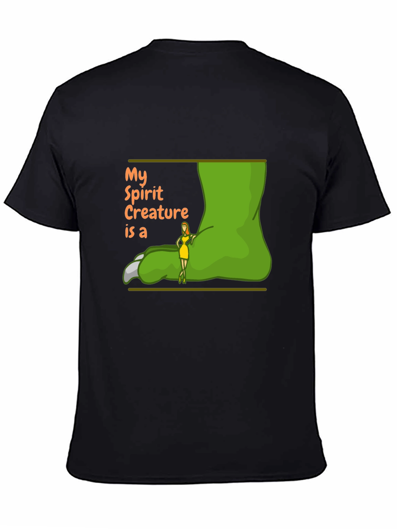 My Spirit Creature T-Shirt - Black Graphic Tee