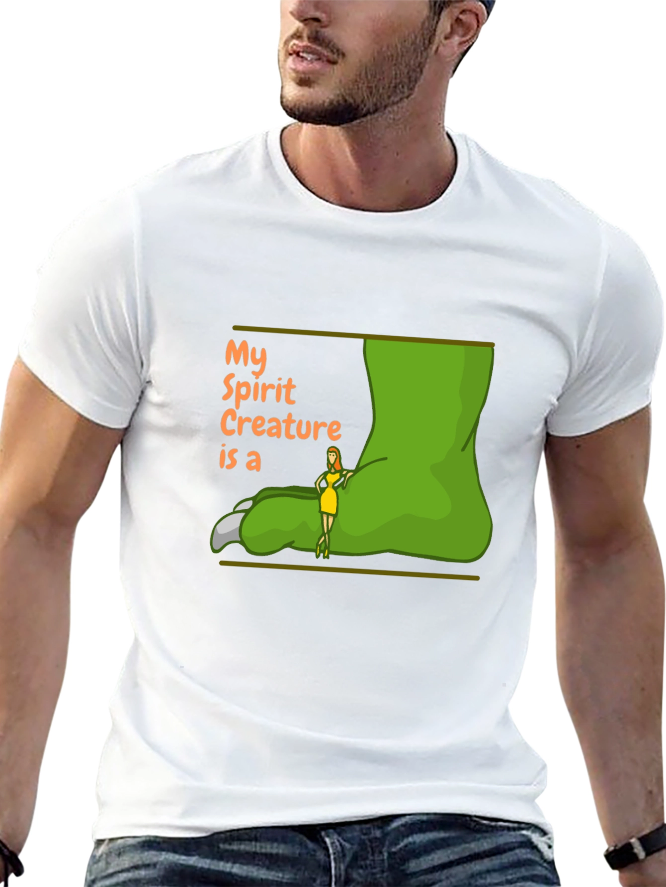 My Spirit Creature T-Shirt - Black Graphic Tee