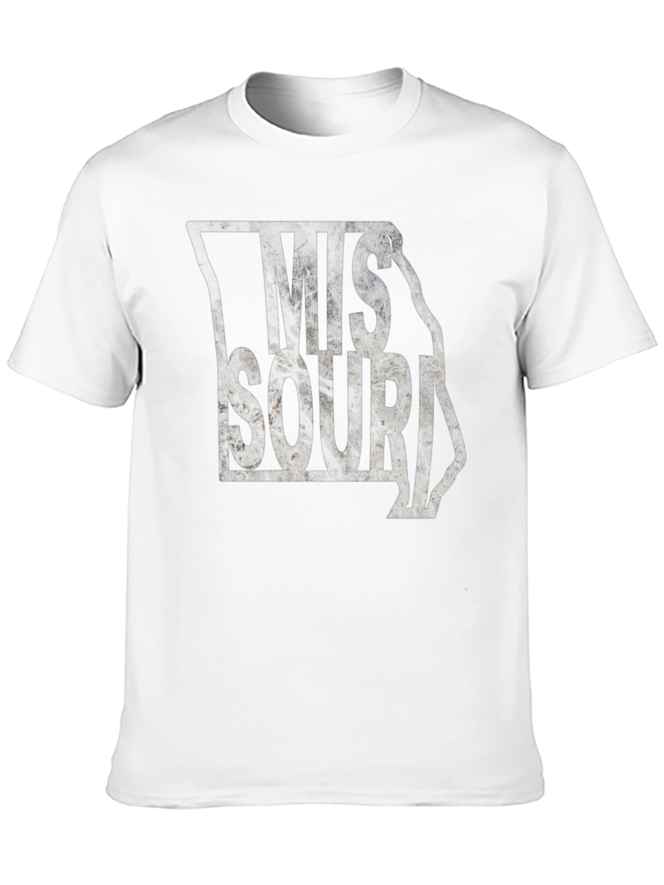 Missouri State Graphic T-Shirt - Distressed Design