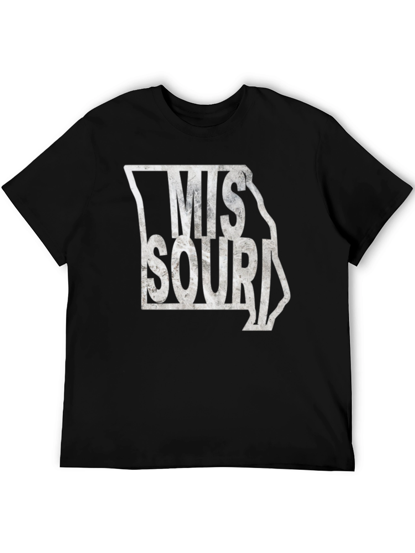 Missouri State Graphic T-Shirt - Distressed Design