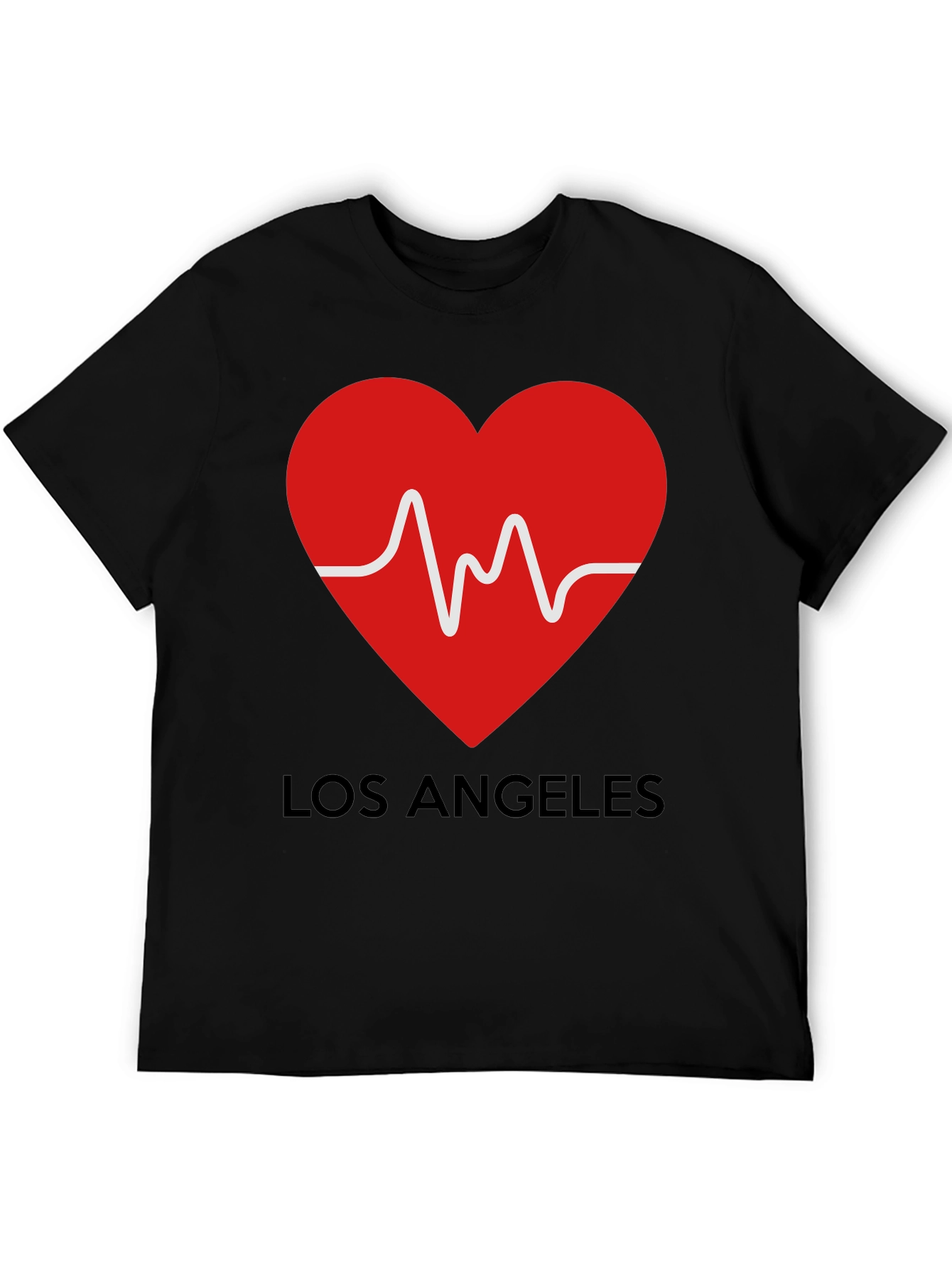 Los Angeles Heartbeat Graphic T-Shirt