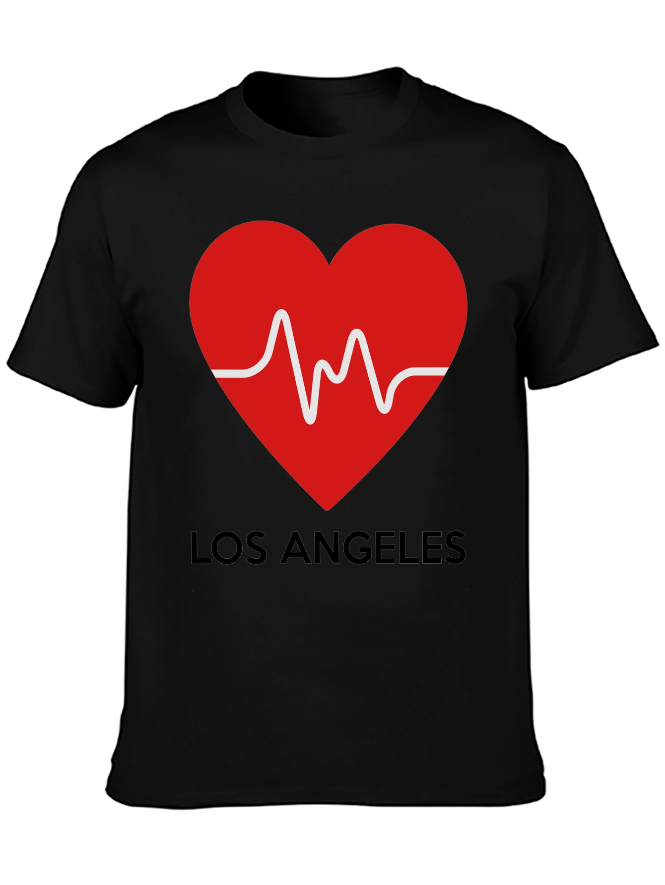 Los Angeles Heartbeat Graphic T-Shirt