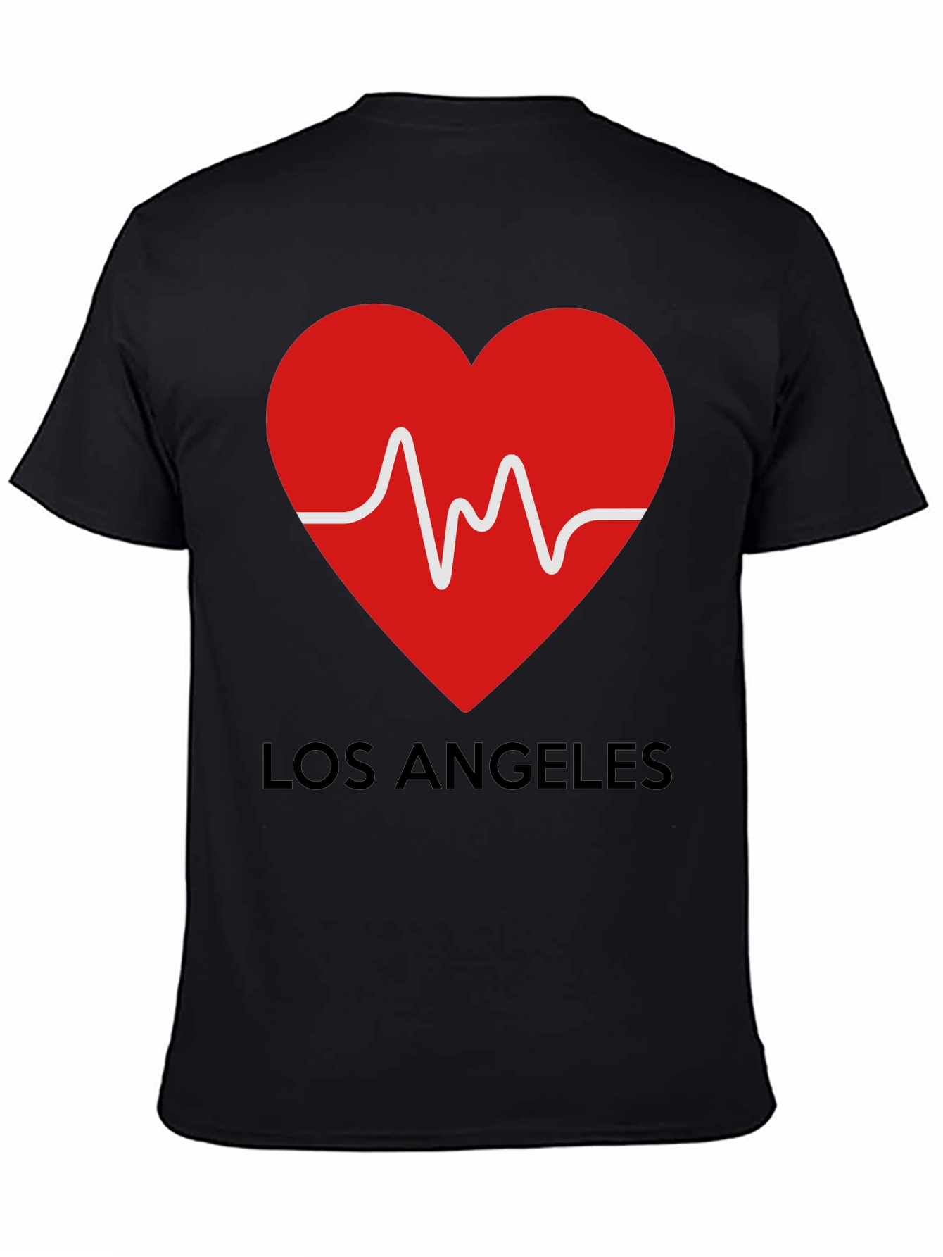 Los Angeles Heartbeat Graphic T-Shirt