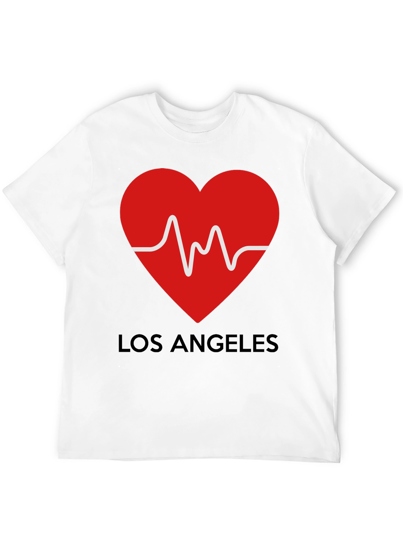 Los Angeles Heartbeat Graphic T-Shirt