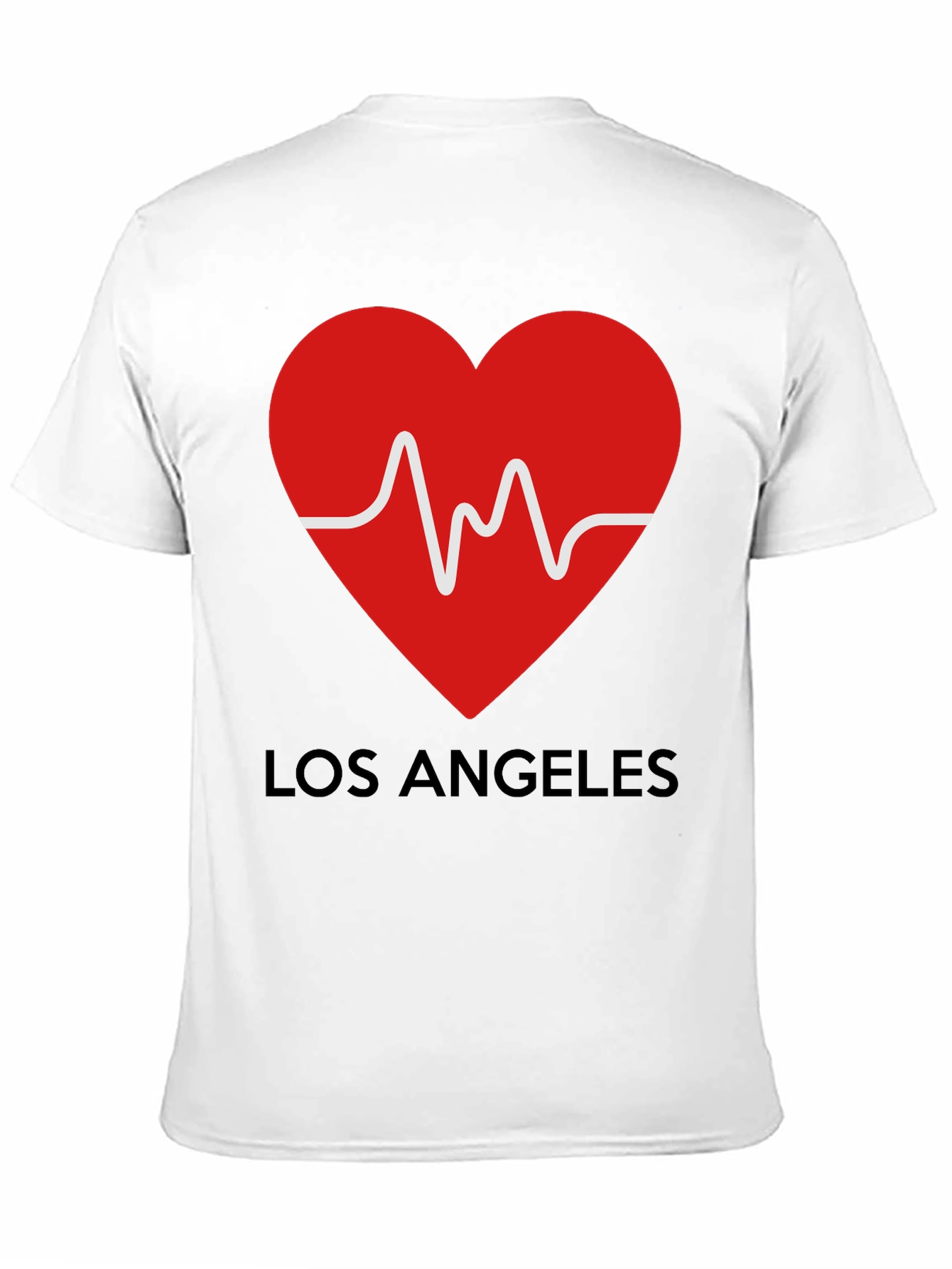 Los Angeles Heartbeat Graphic T-Shirt