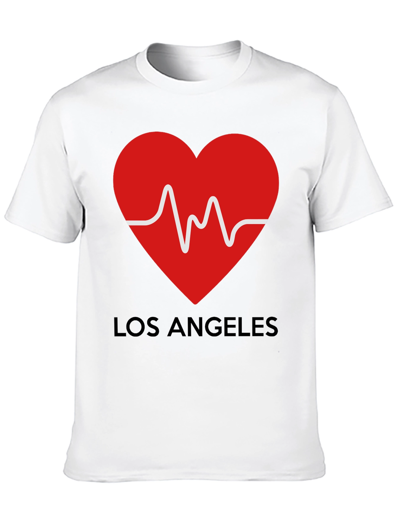 Los Angeles Heartbeat Graphic T-Shirt