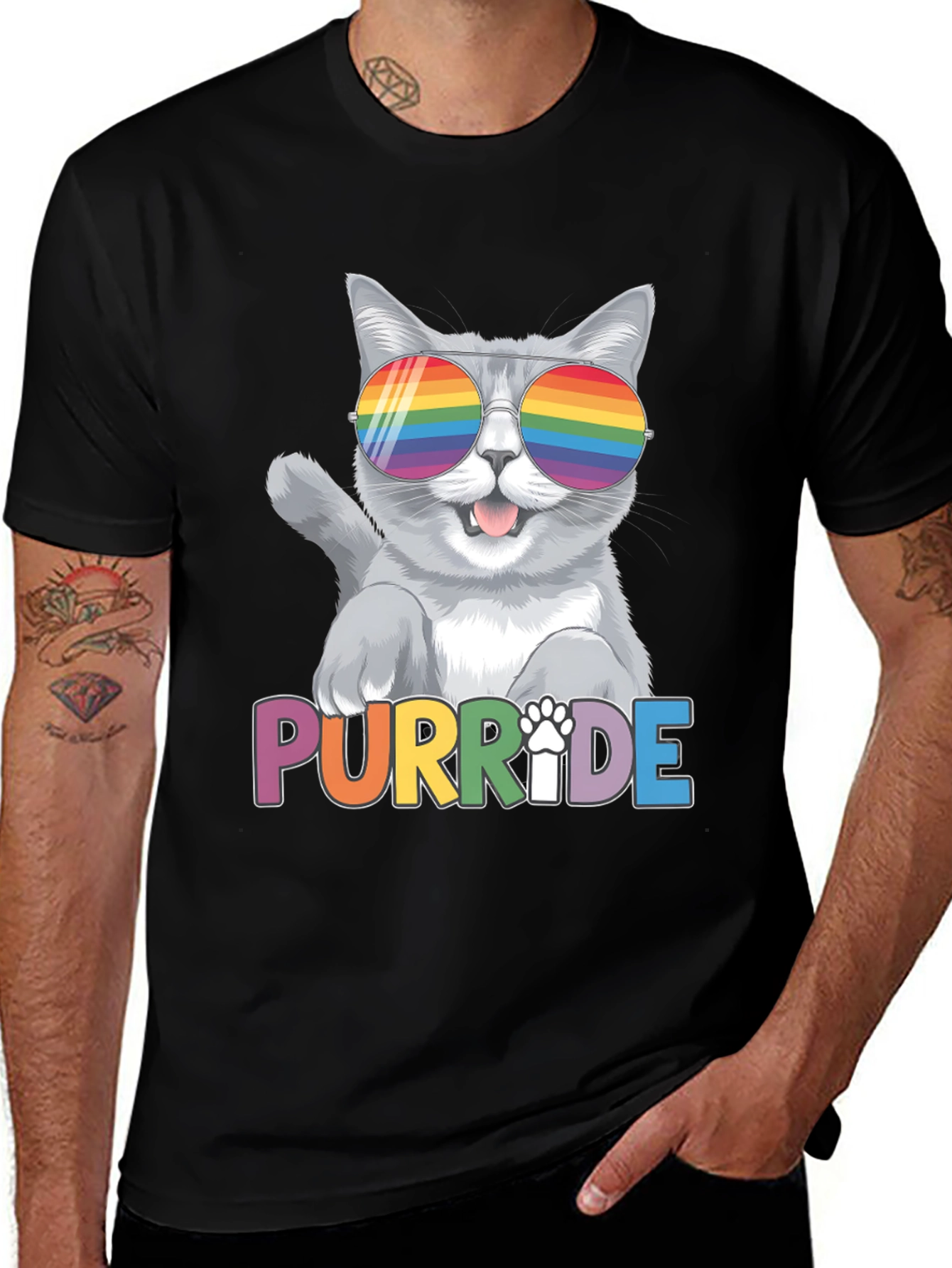 Purr-ide Cat T-Shirt
