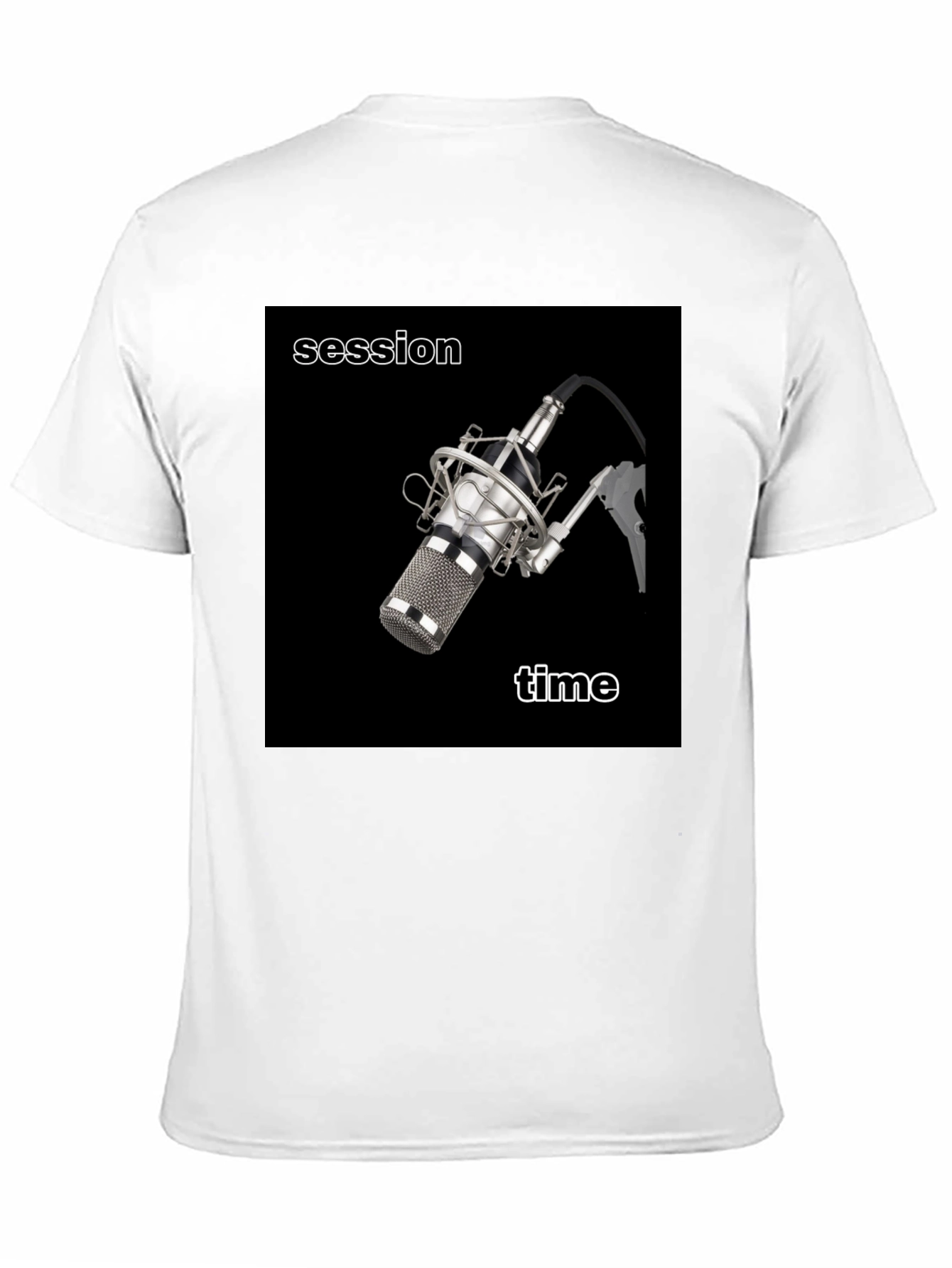 Session Time Microphone T-Shirt - Musician Apparel