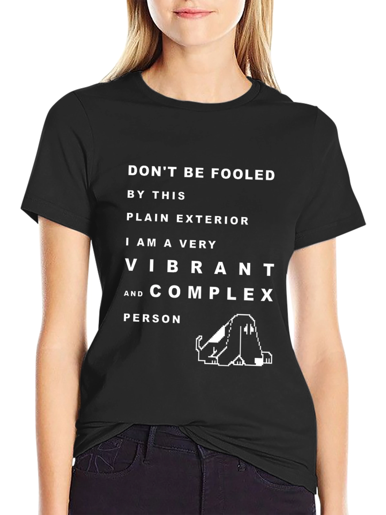 Vibrant & Complex Person Graphic Tee