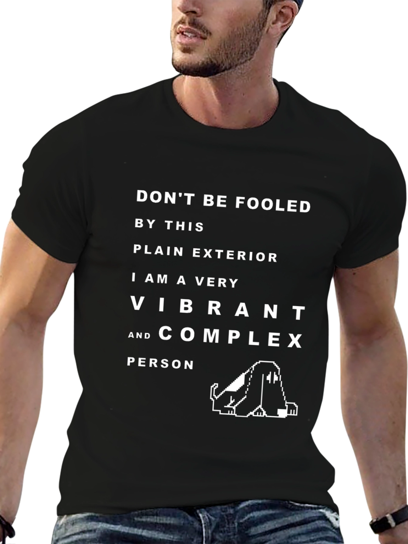 Vibrant & Complex Person Graphic Tee