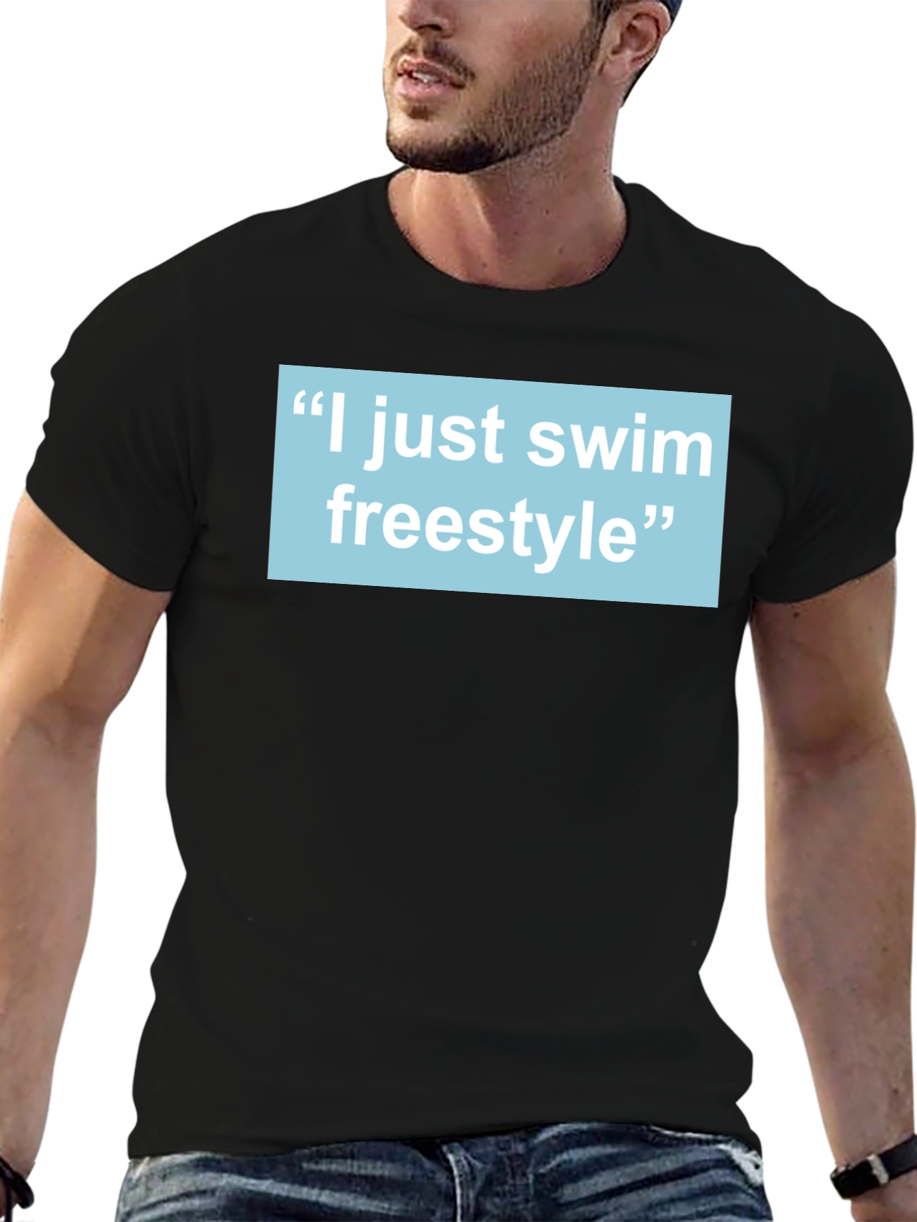 I Just Swim Freestyle T-Shirt - Swimmer Gift