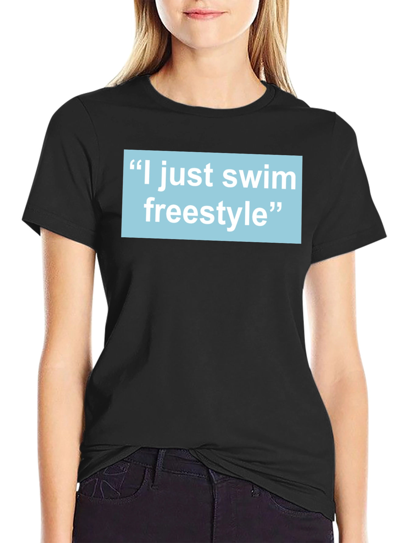 I Just Swim Freestyle T-Shirt - Swimmer Gift