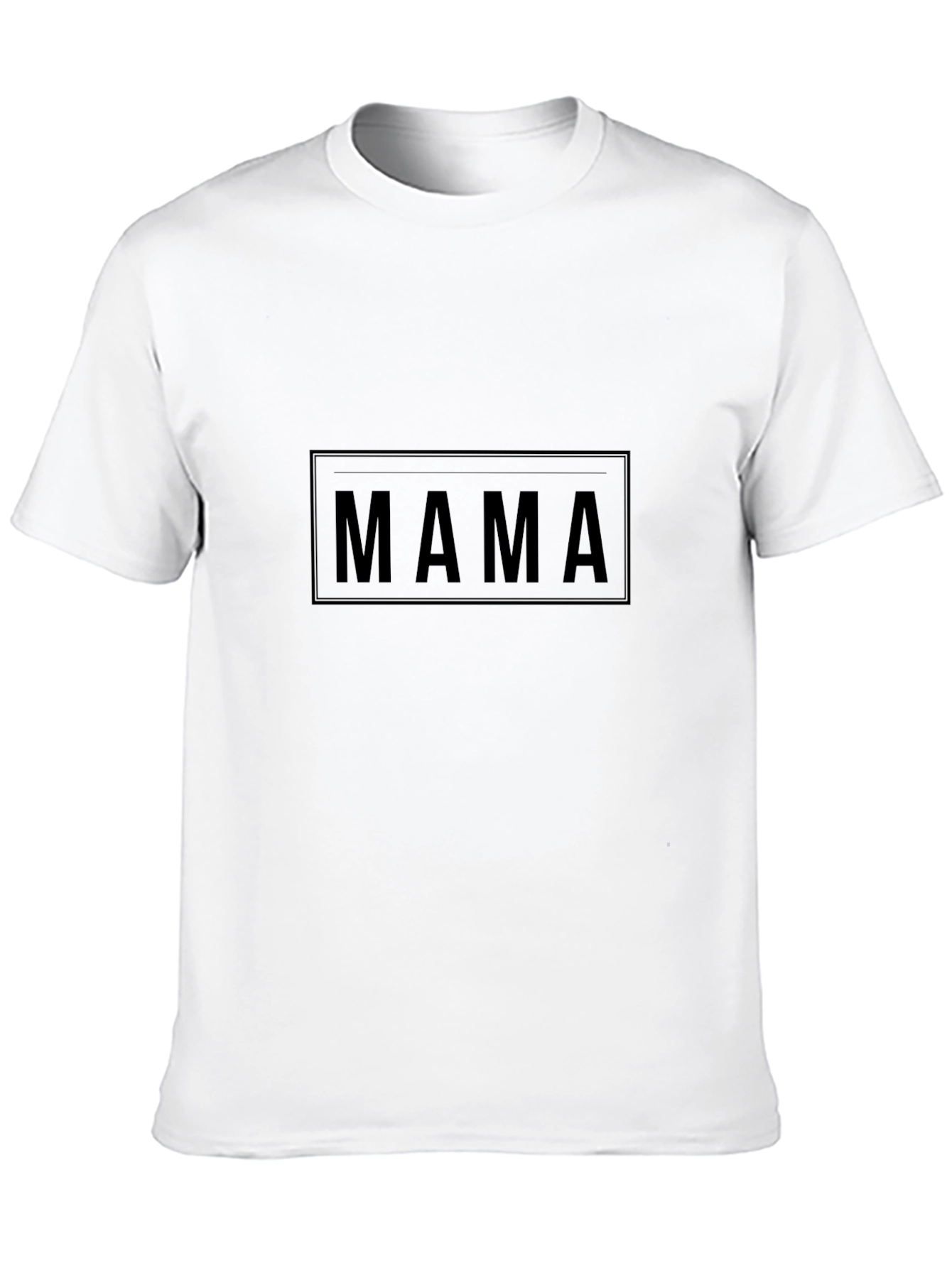 MAMA Graphic Tee - Classic Black Crew Neck