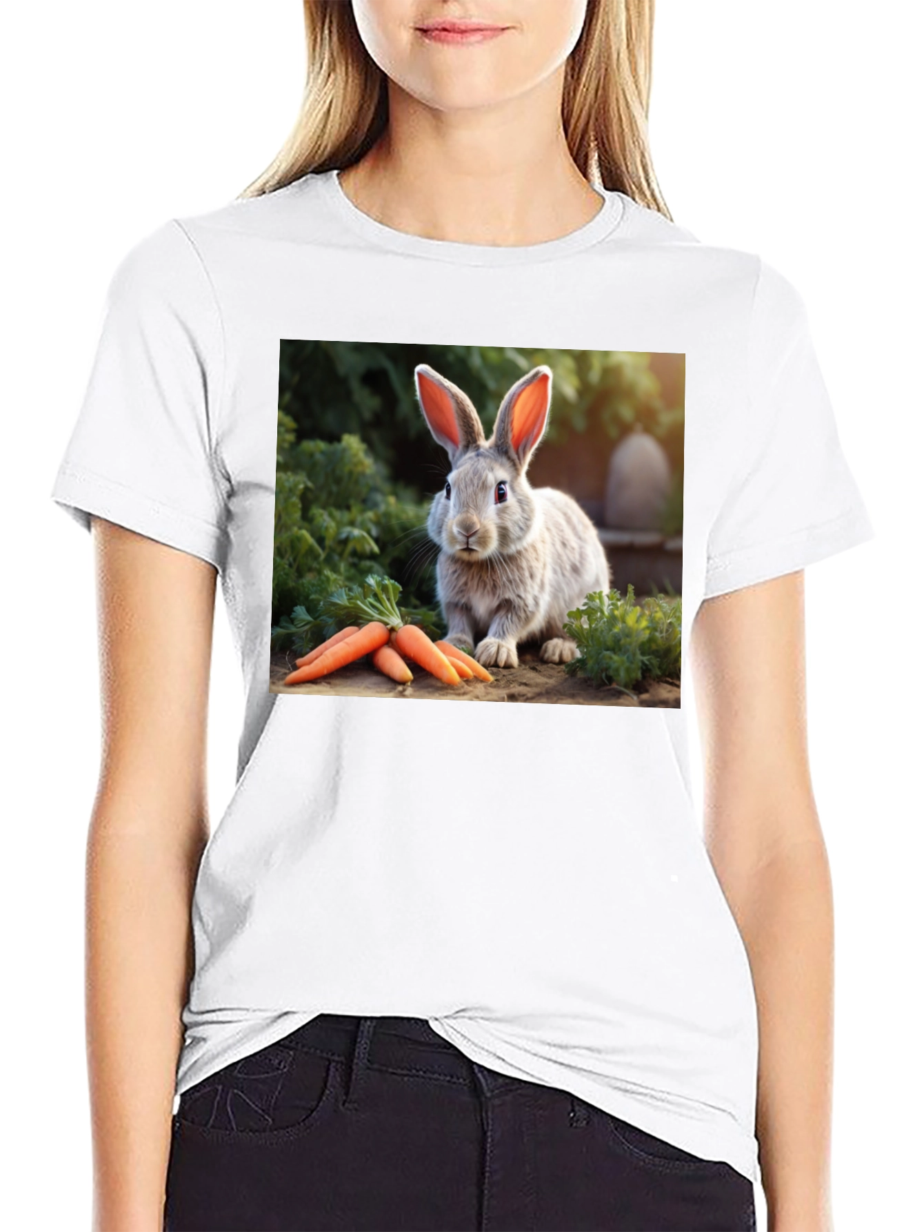 Rabbit & Carrots Graphic T-Shirt