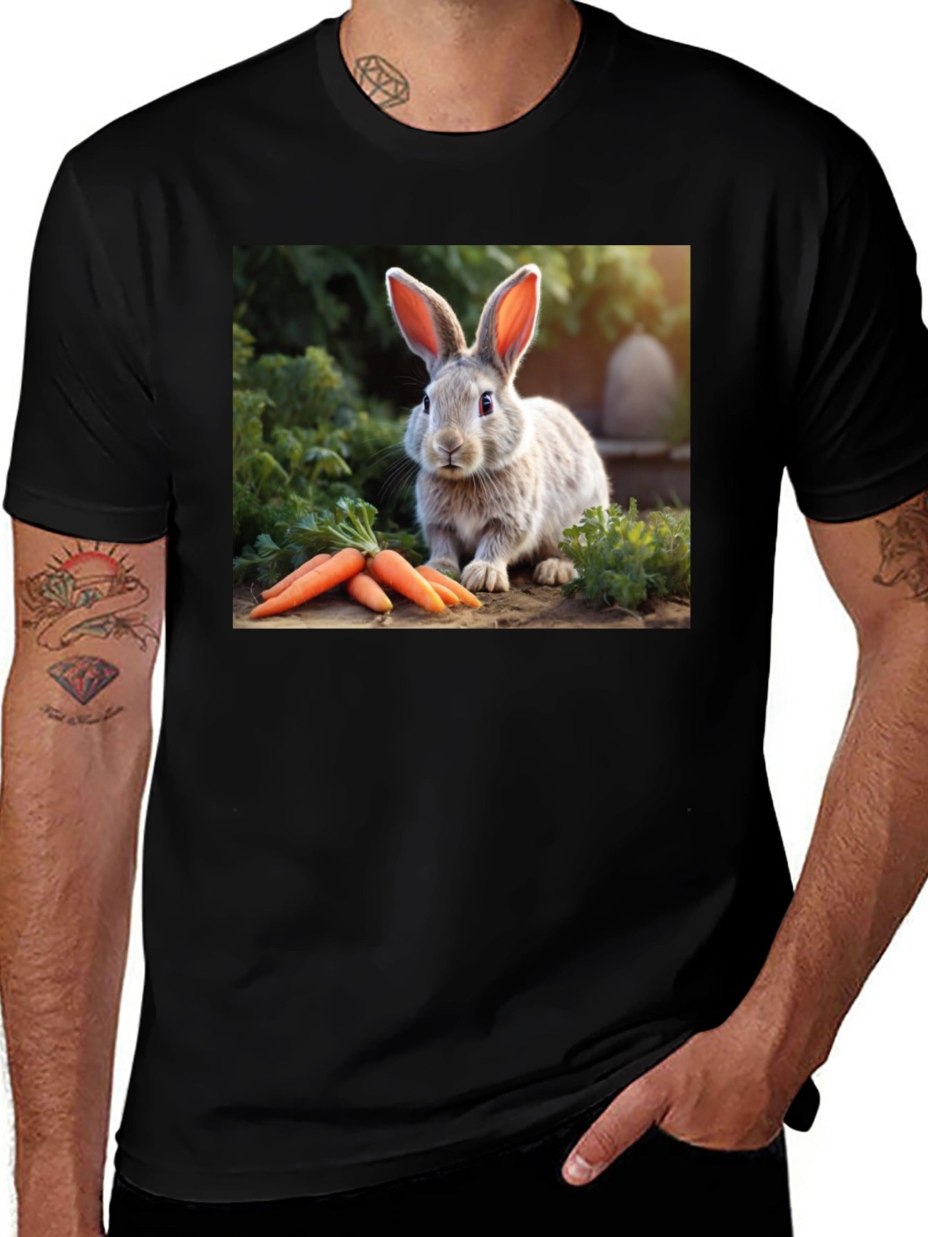 Rabbit & Carrots Graphic T-Shirt