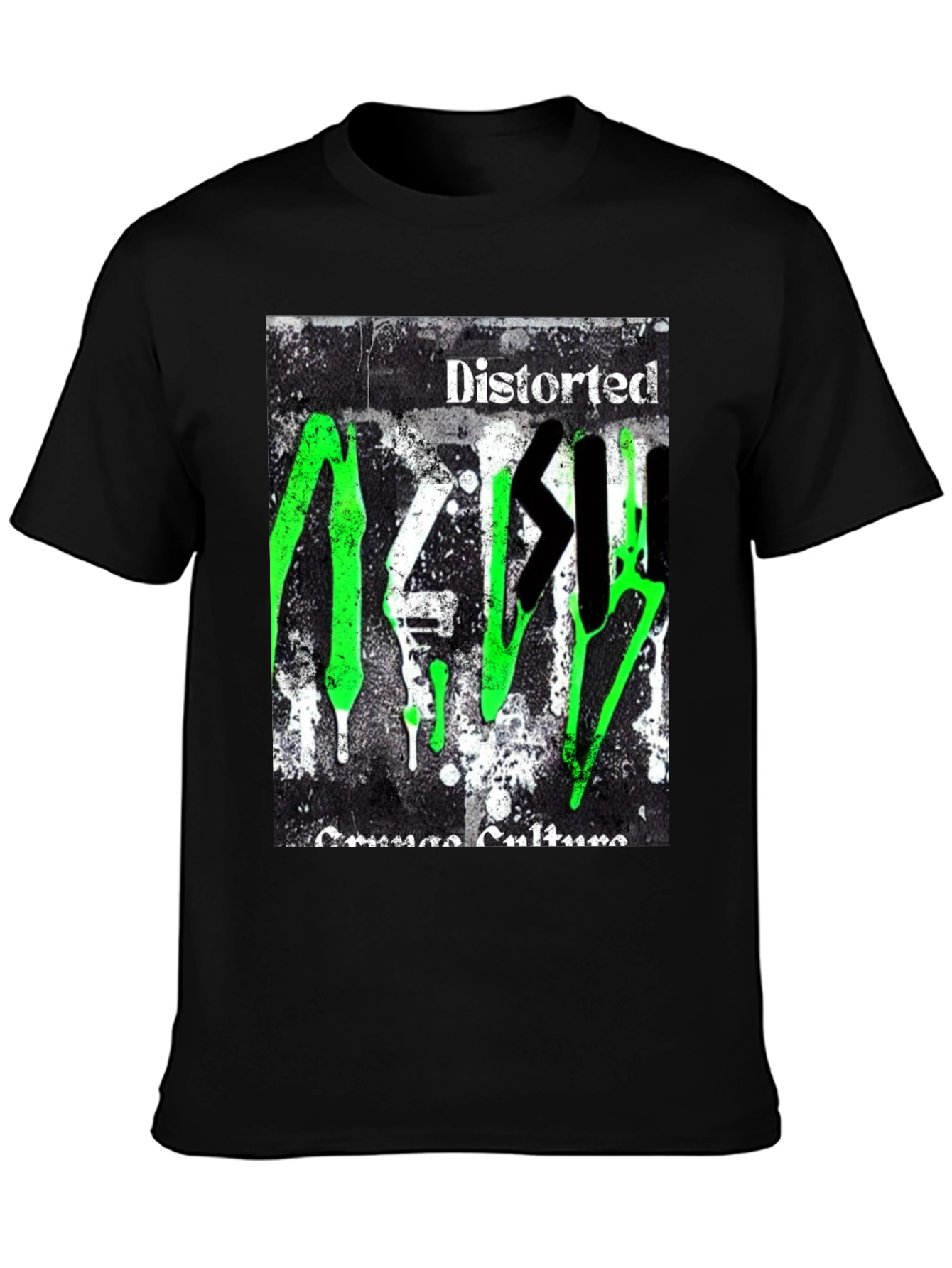 Distorted Garage Culture Graphic Tee