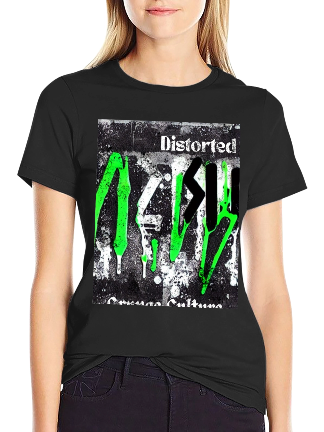 Distorted Garage Culture Graphic Tee