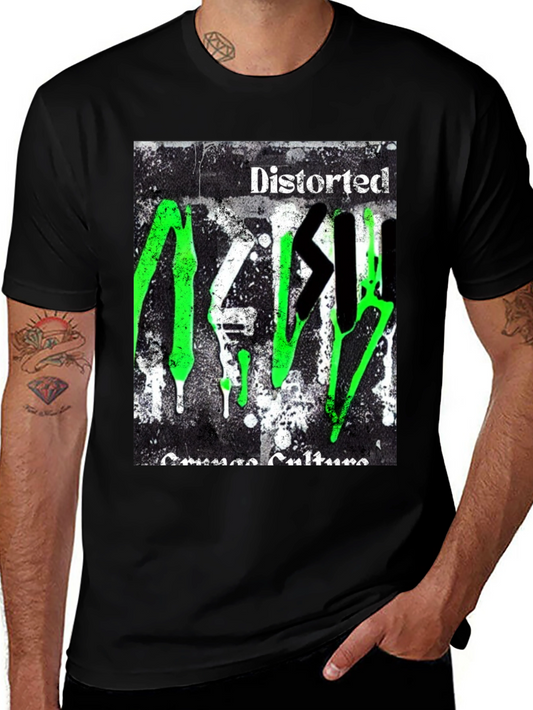 Distorted Garage Culture Graphic Tee
