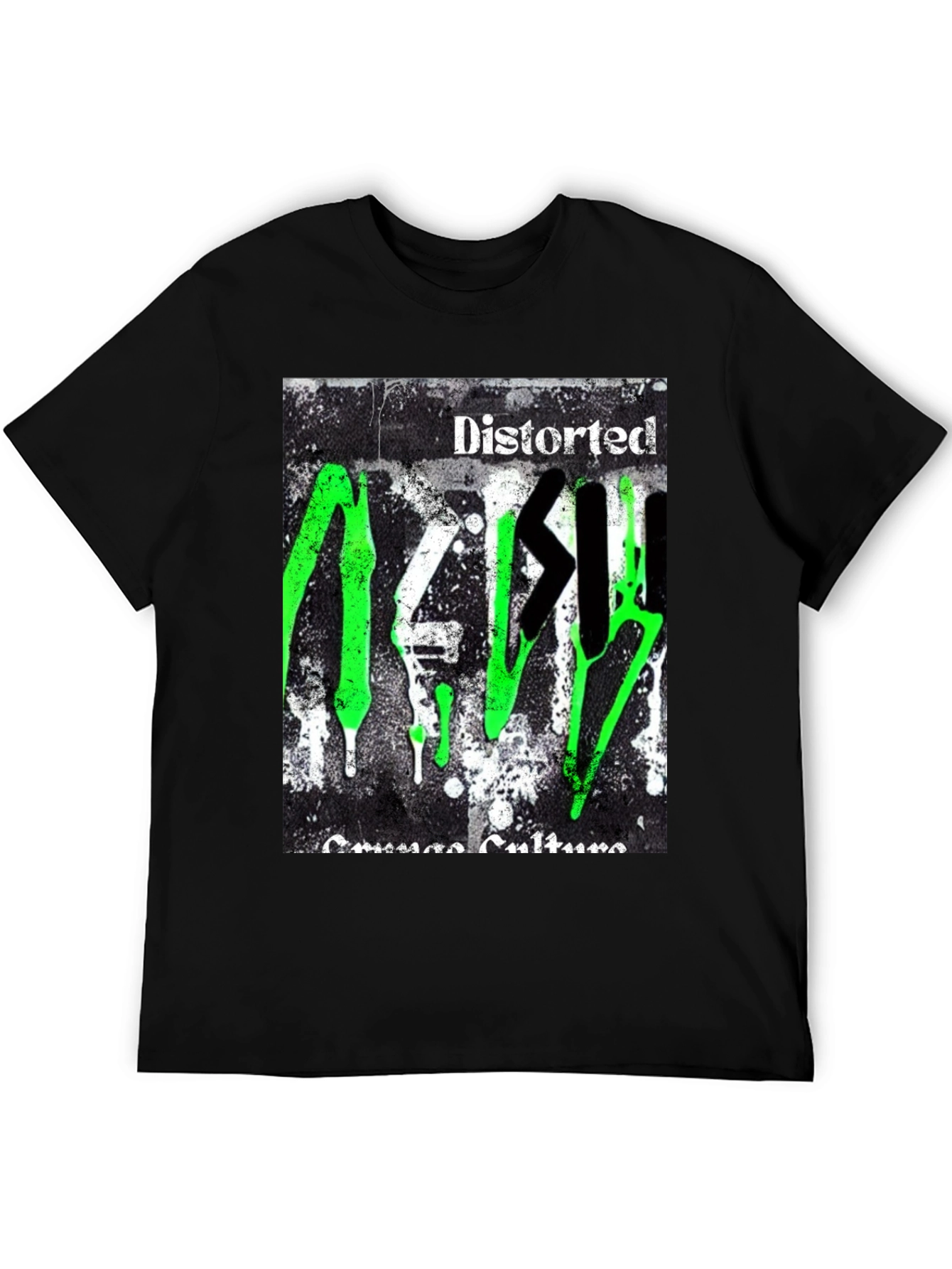 Distorted Garage Culture Graphic Tee
